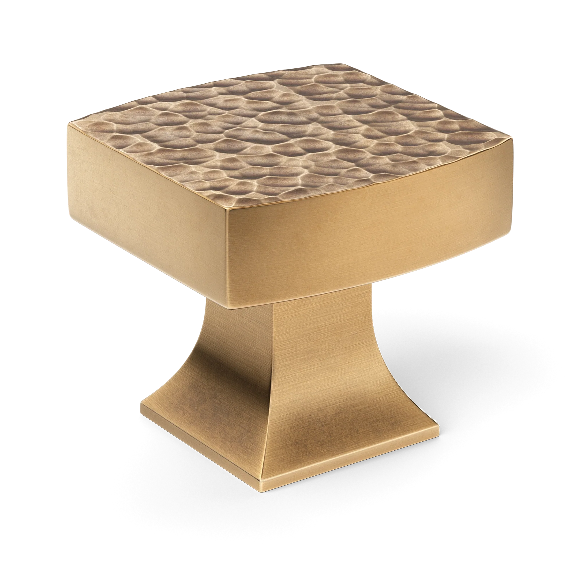 Armac Martin Harold Hammered Cabinet Knob in 32mm / Fine English Antique