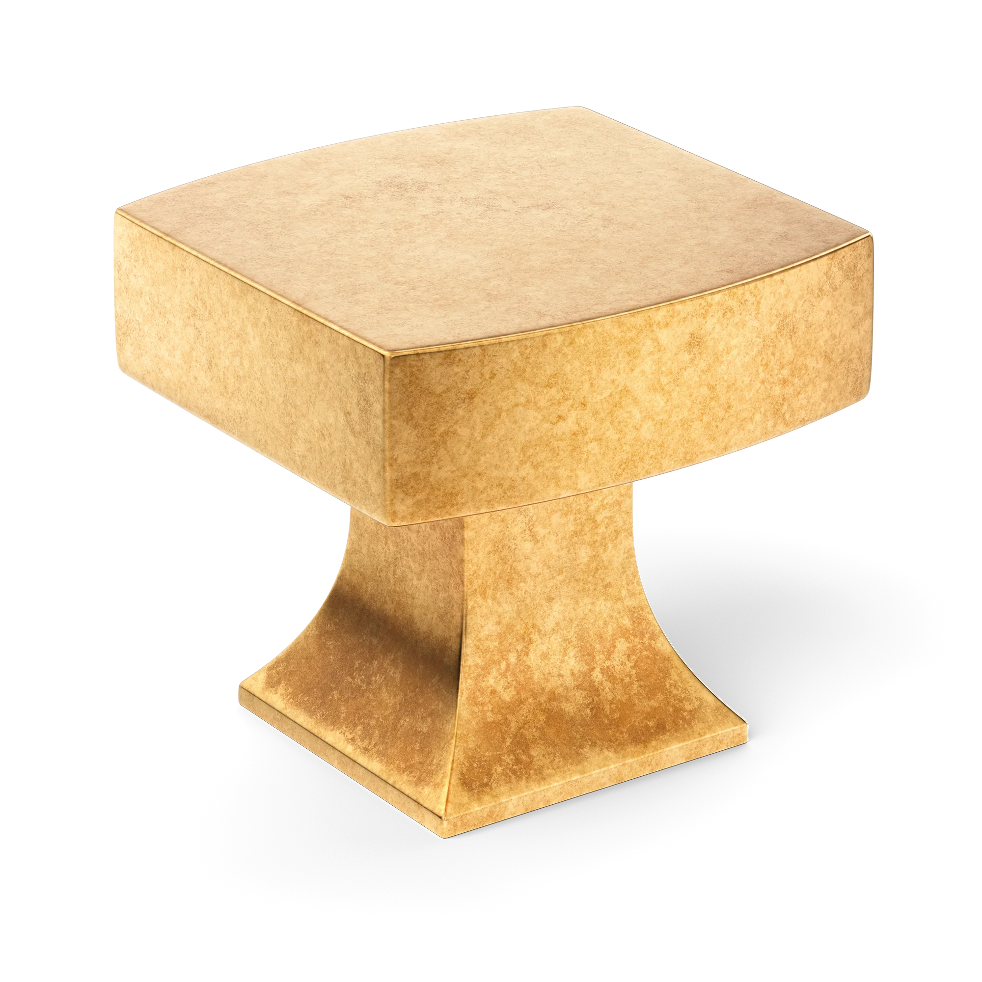 Armac Martin Harold Plain Cabinet Knob in 32mm / Burnished Brass