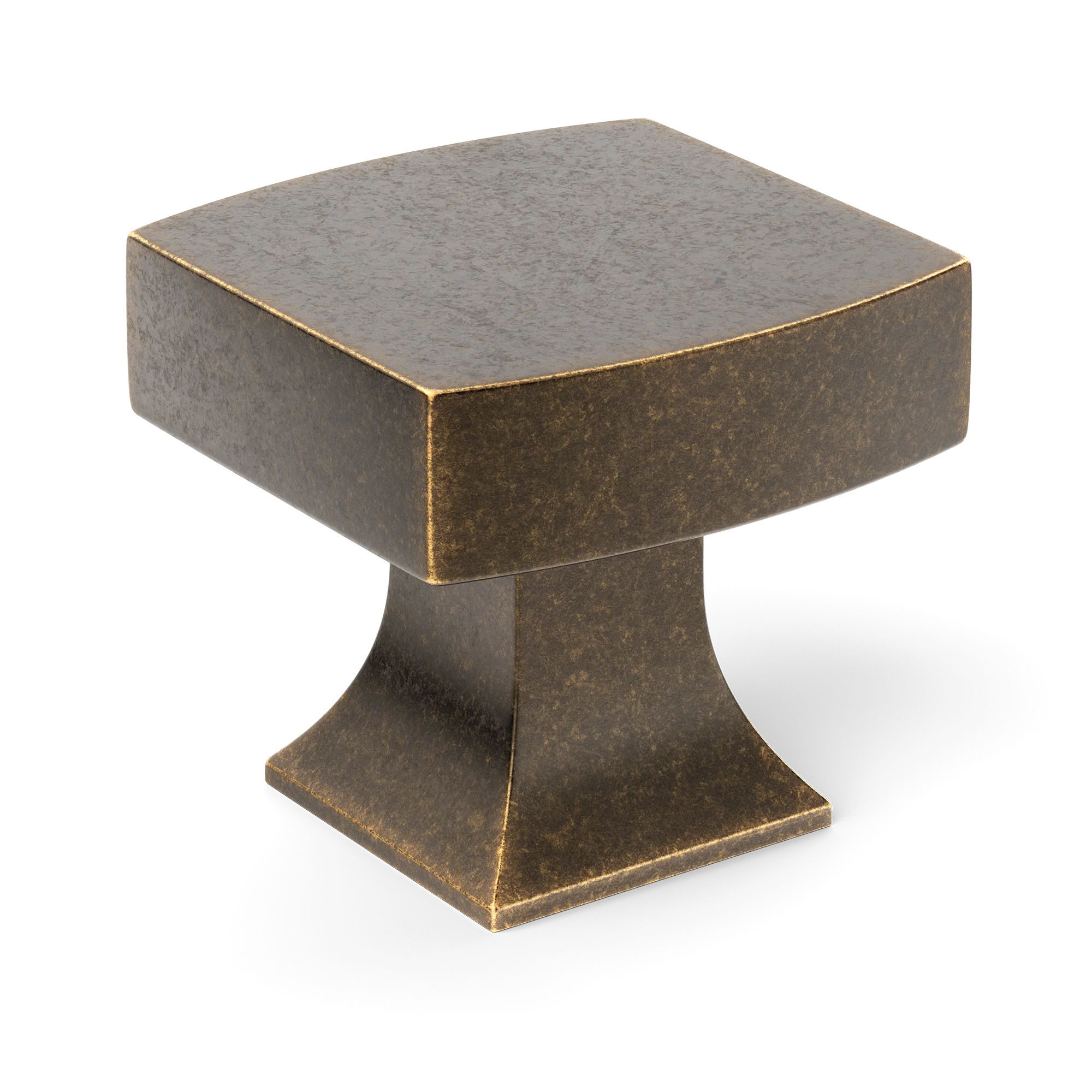 Armac Martin Harold Plain Cabinet Knob in 32mm / Dark Aged Brass