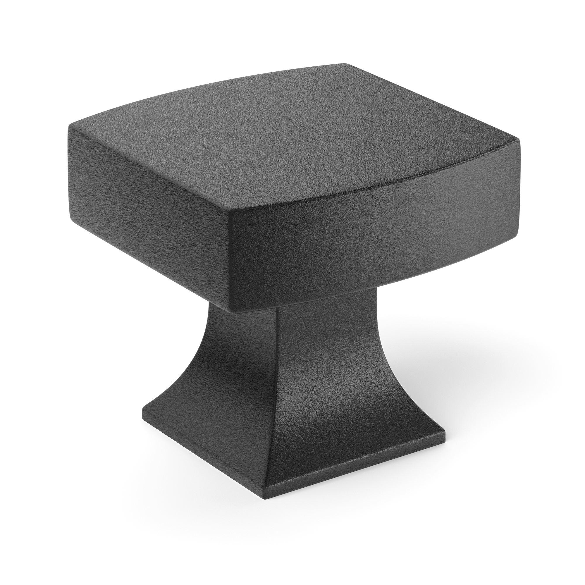 Armac Martin Harold Plain Cabinet Knob in 32mm / Matt Black Lacquered