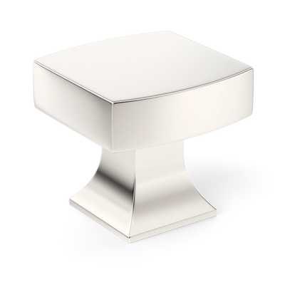 Armac Martin Harold Plain Cabinet Knob in 32mm / Polished Nickel Plate