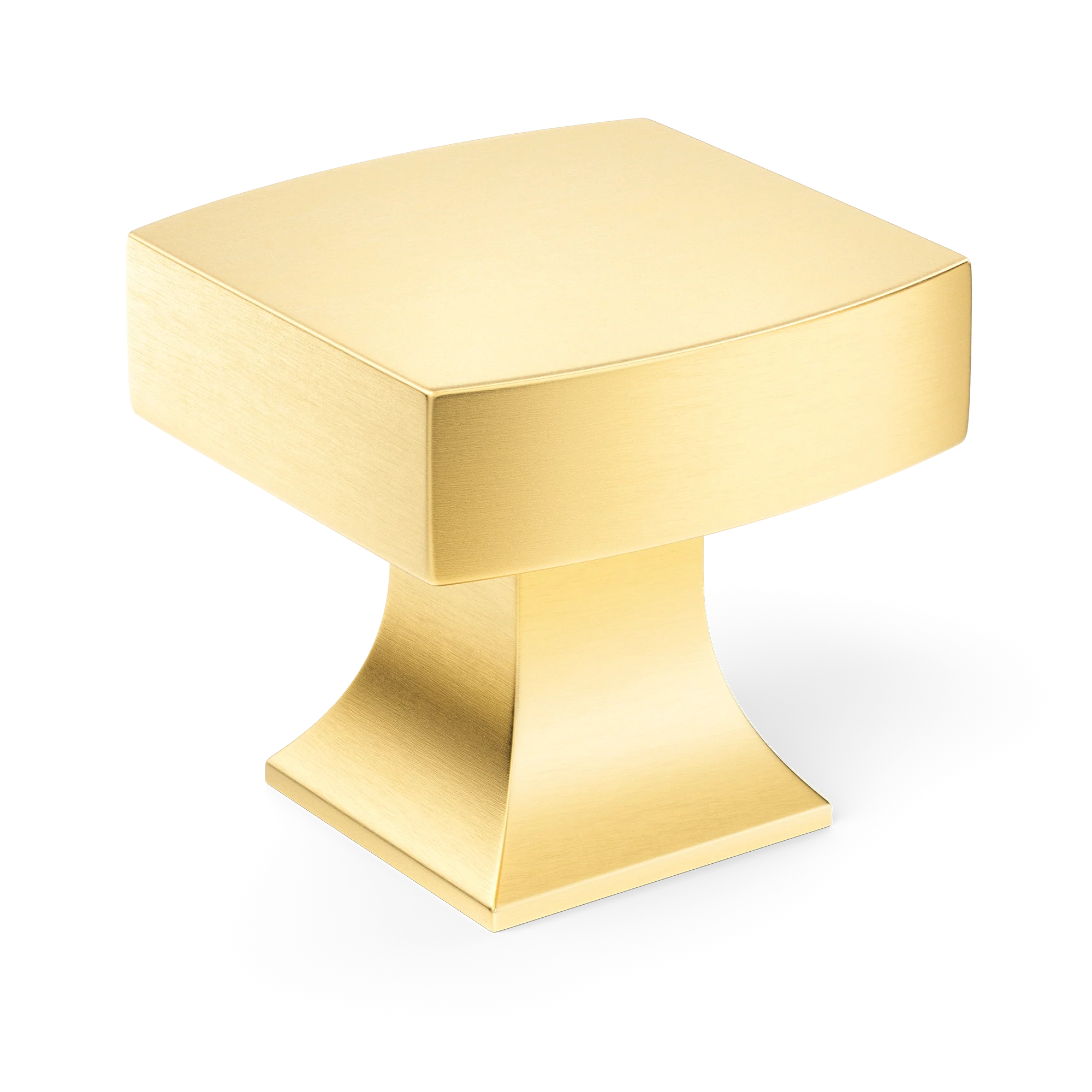 Armac Martin Harold Plain Cabinet Knob in 32mm / Satin Brass Satin Lacquered