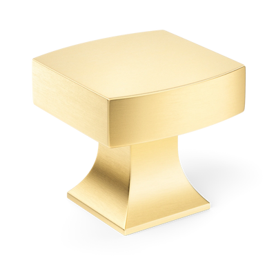 Armac Martin Harold Plain Cabinet Knob in 32mm / Satin Brass Unlacquered