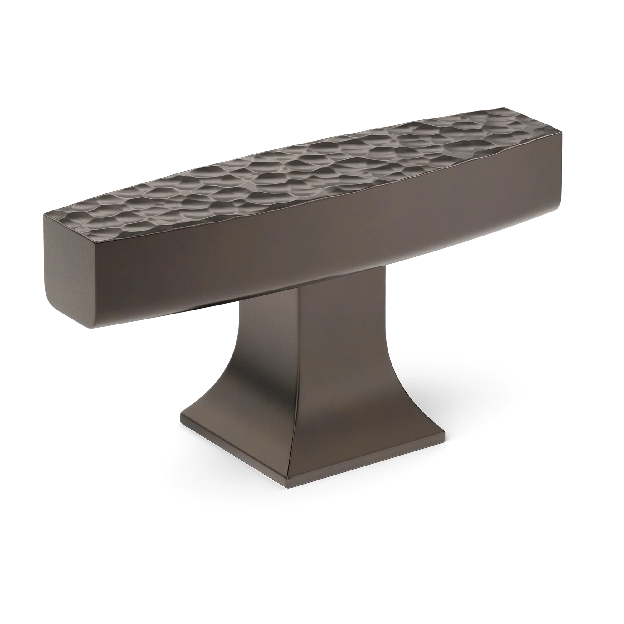 Armac Martin Harold Hammered T-bar Handle in 58mm / Dark Bronze