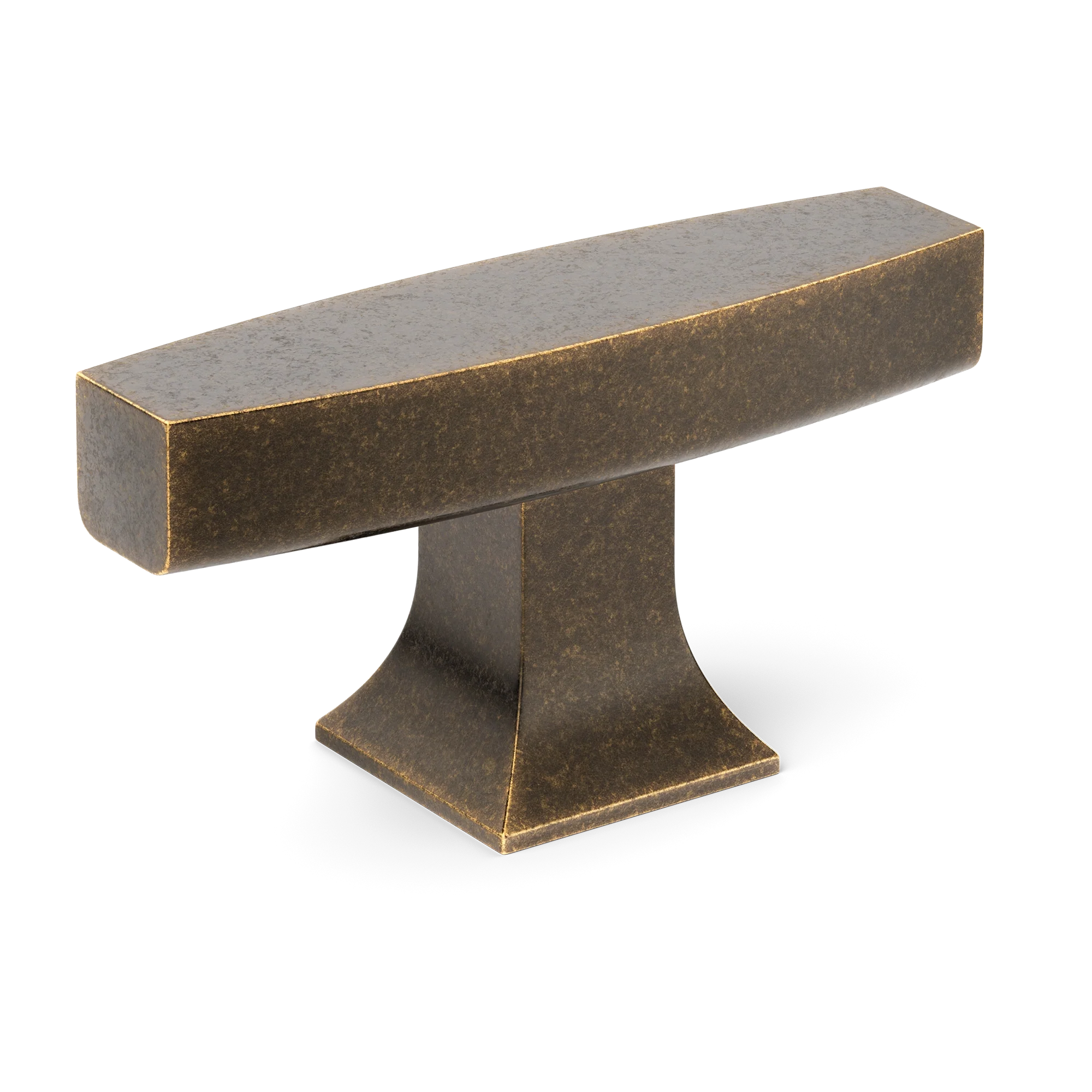 Armac Martin Harold Plain T-bar Handle in 58mm / Dark Aged Brass
