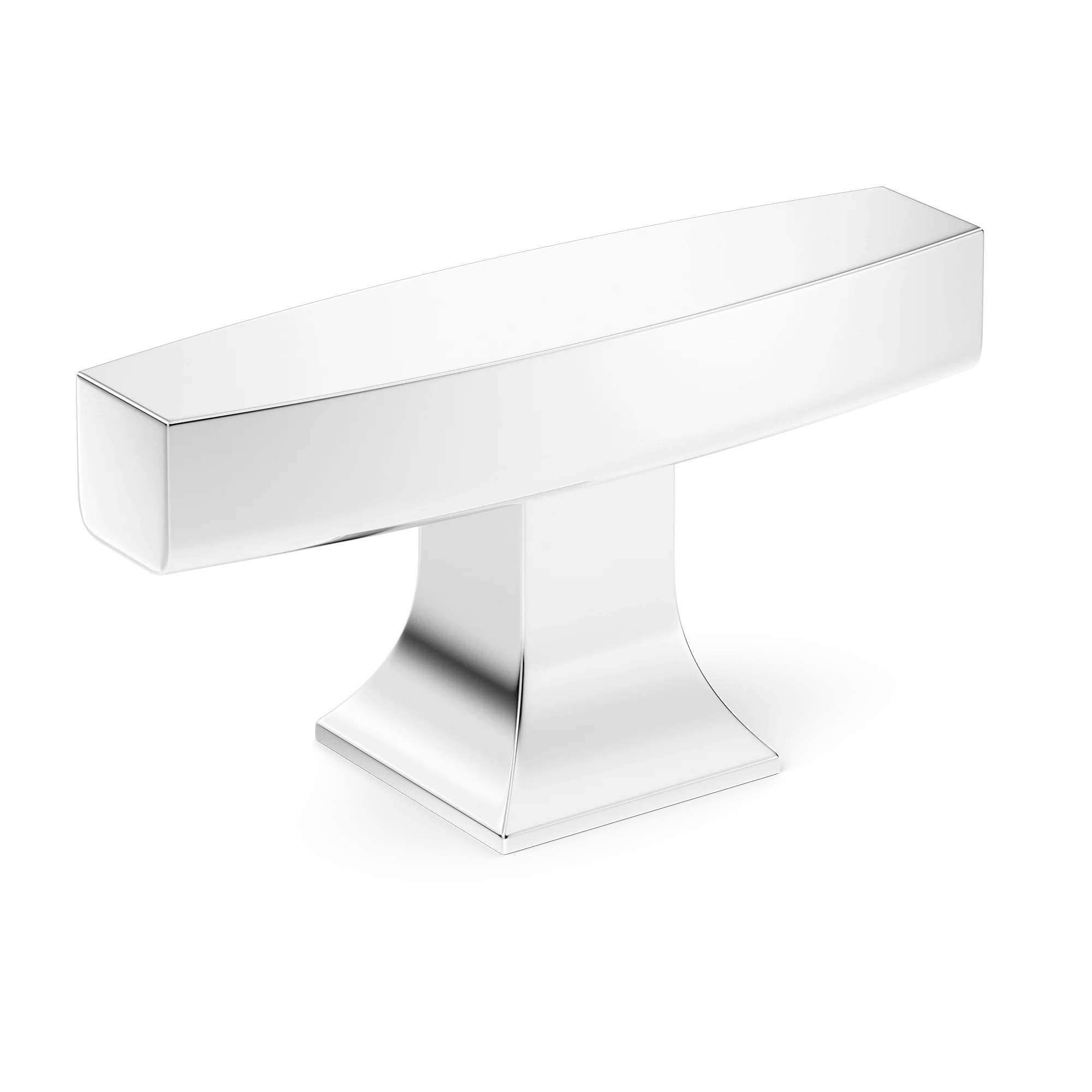 Armac Martin Harold Plain T-bar Handle in 58mm / Polished Chrome Plate
