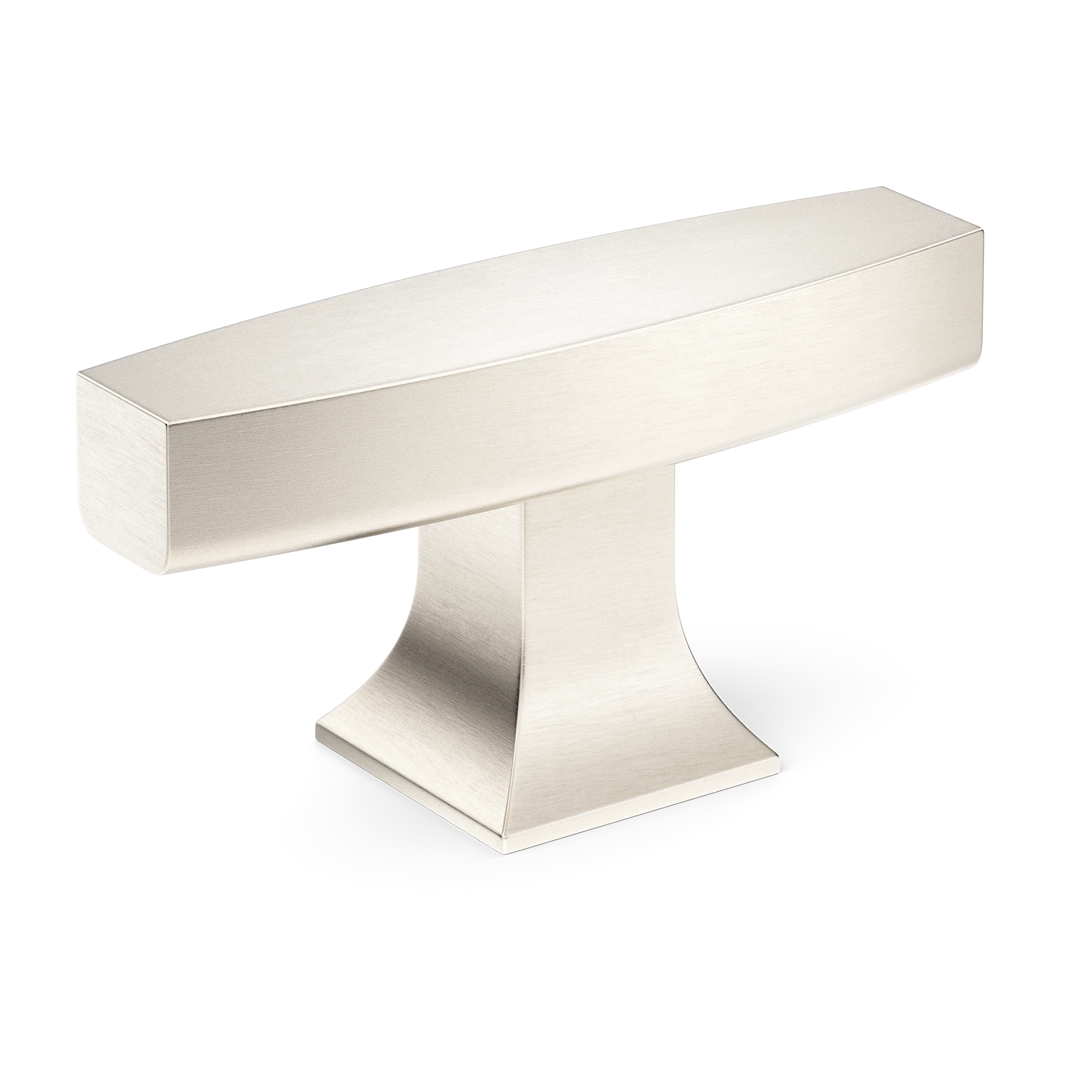 Armac Martin Harold Plain T-bar Handle in 58mm / Satin Nickel Plate