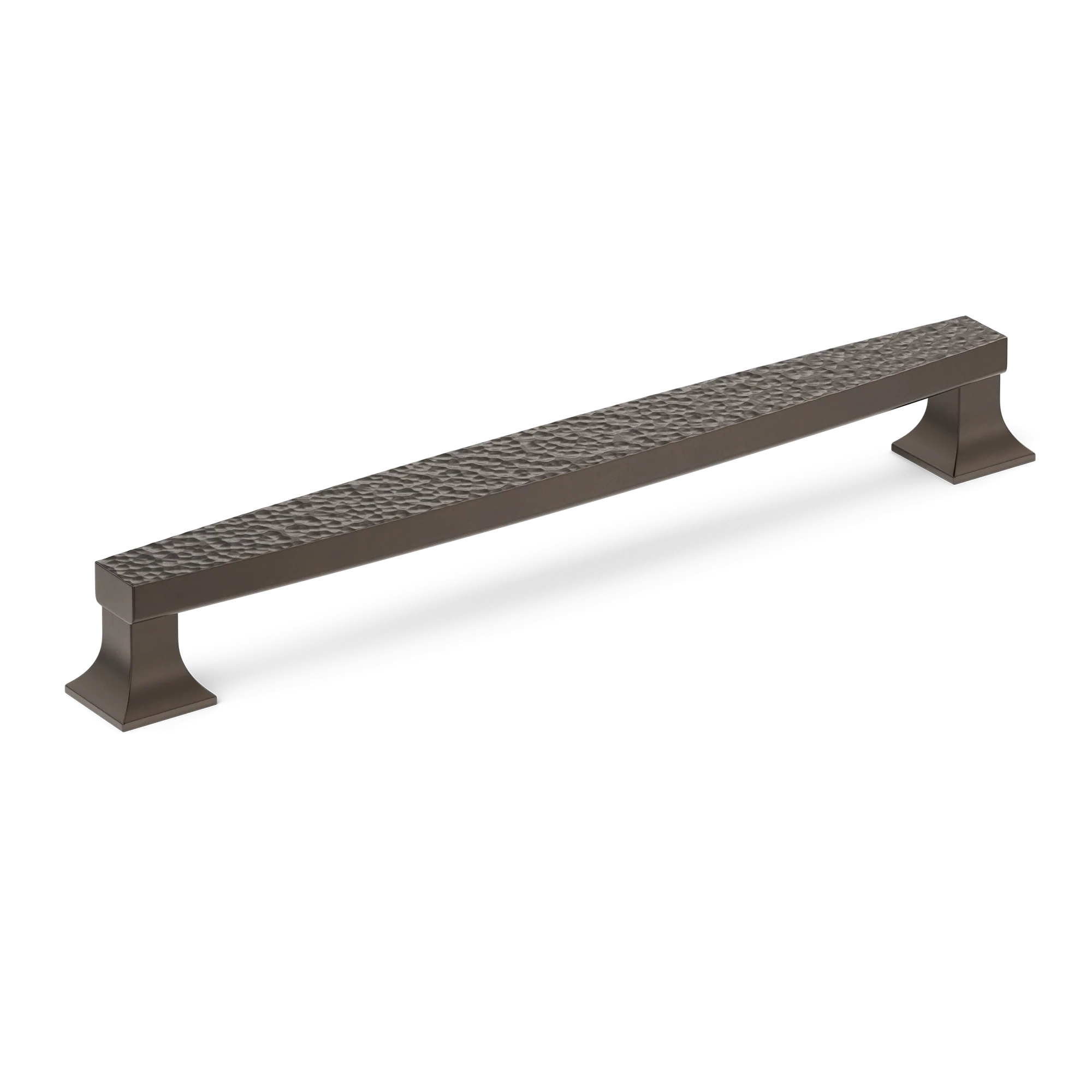 Armac Martin Harold Hammered Cabinet Handle in 96mm / Dark Bronze
