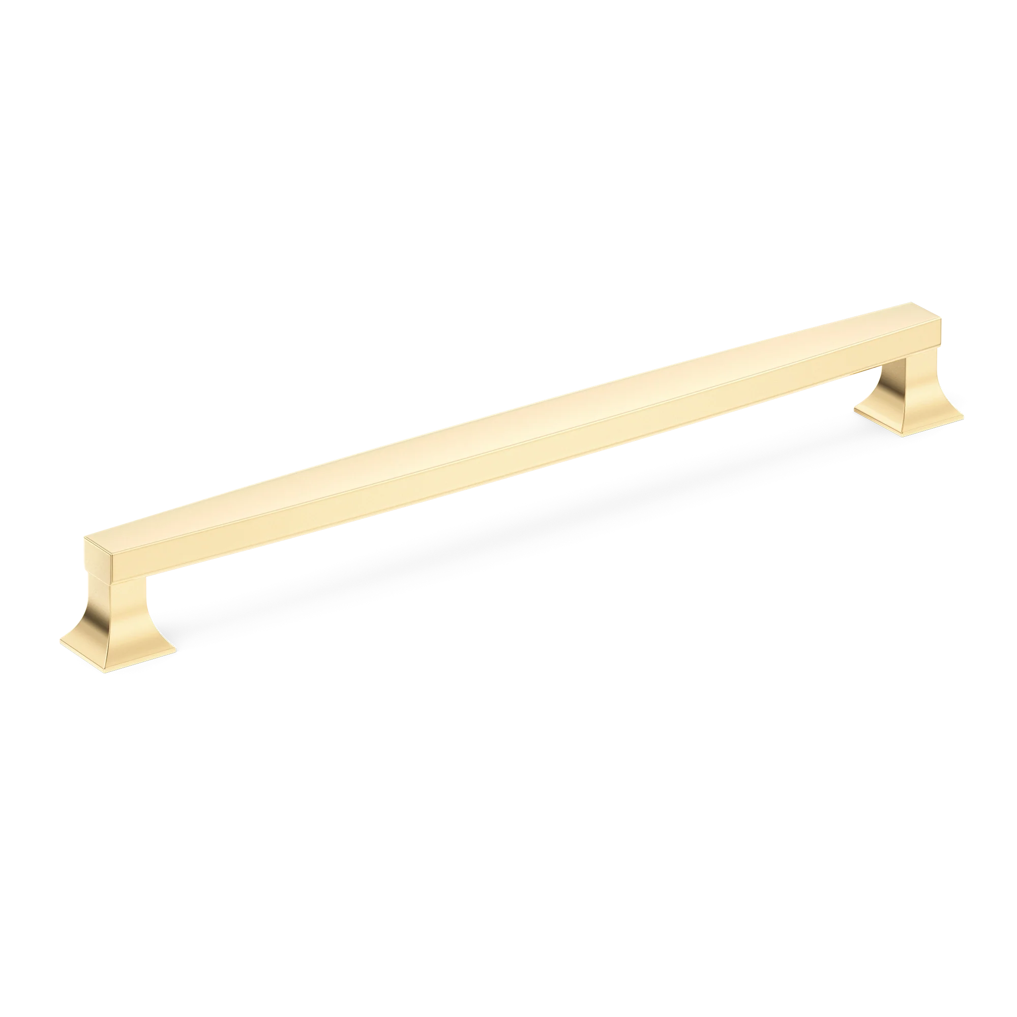 Armac Martin Harold Plain Appliance Pull in 352mm / Polished Brass Unlacquered