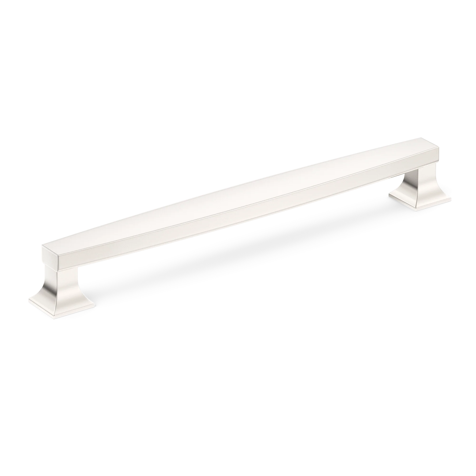 Armac Martin Harold Plain Cabinet Handle in 96mm / Polished Nickel Plate