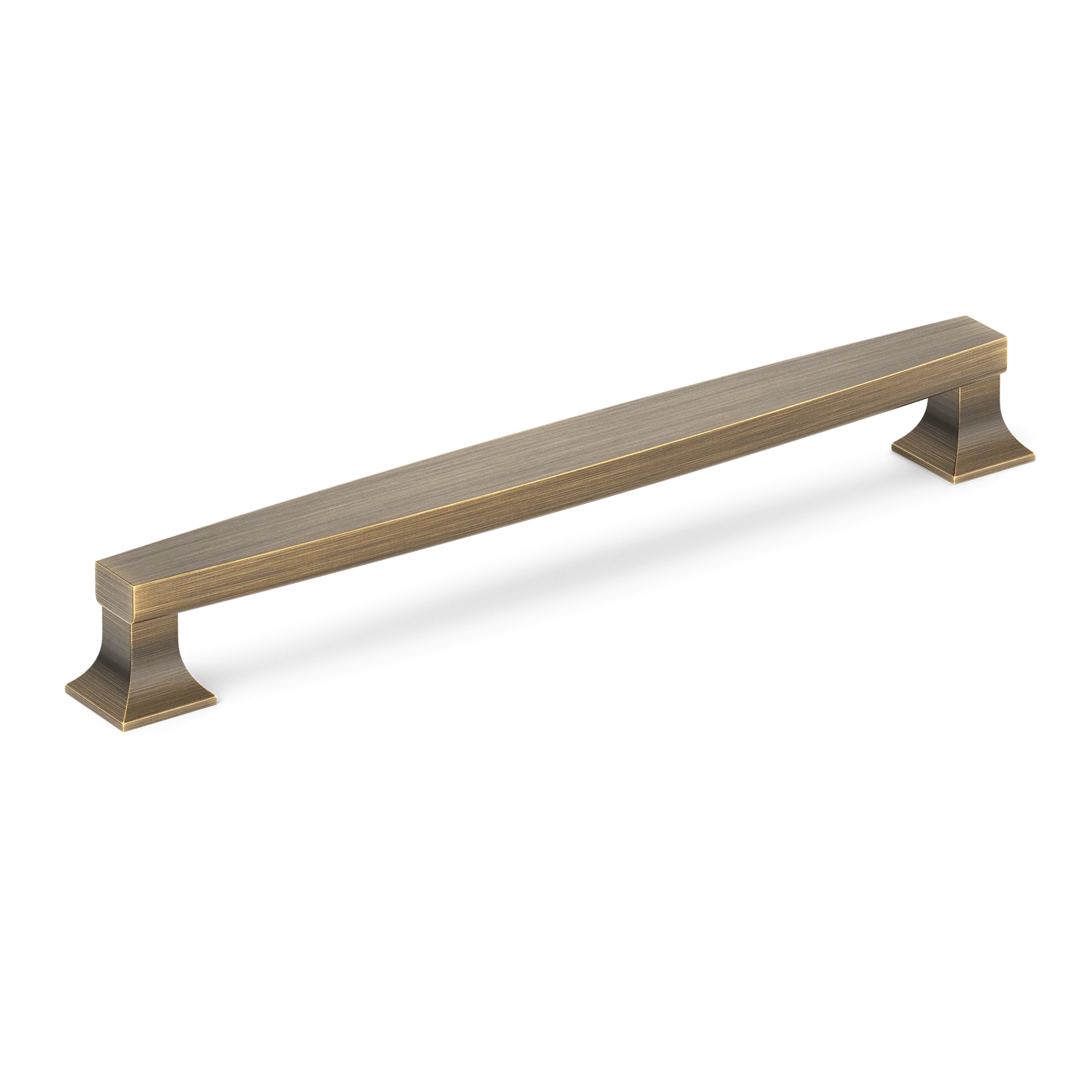 Armac Martin Harold Plain Cabinet Handle in 96mm / Satin Antique Satin Lacquered
