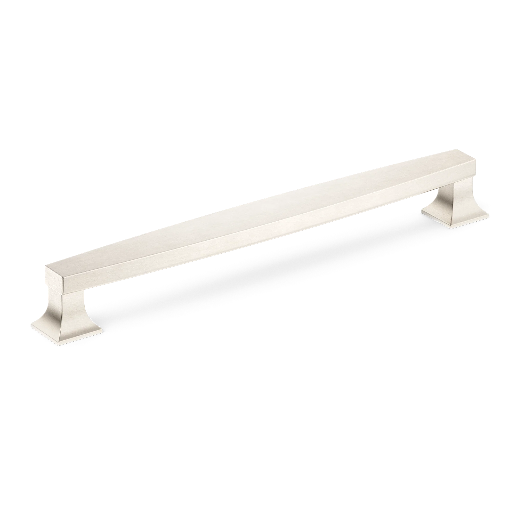 Armac Martin Harold Plain Cabinet Handle in 96mm / Satin Nickel Plate