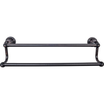 Top Knobs Hudson Bath Double Towel Bar 30" in Tuscan Bronze