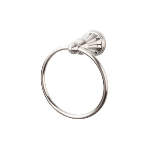 Top Knobs Hudson Bath Ring in Brushed Satin Nickel