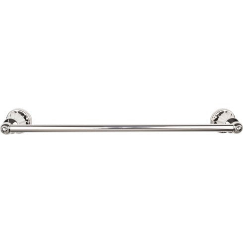 Top Knobs Hudson Bath Towel Bar 18" in Polished Nickel