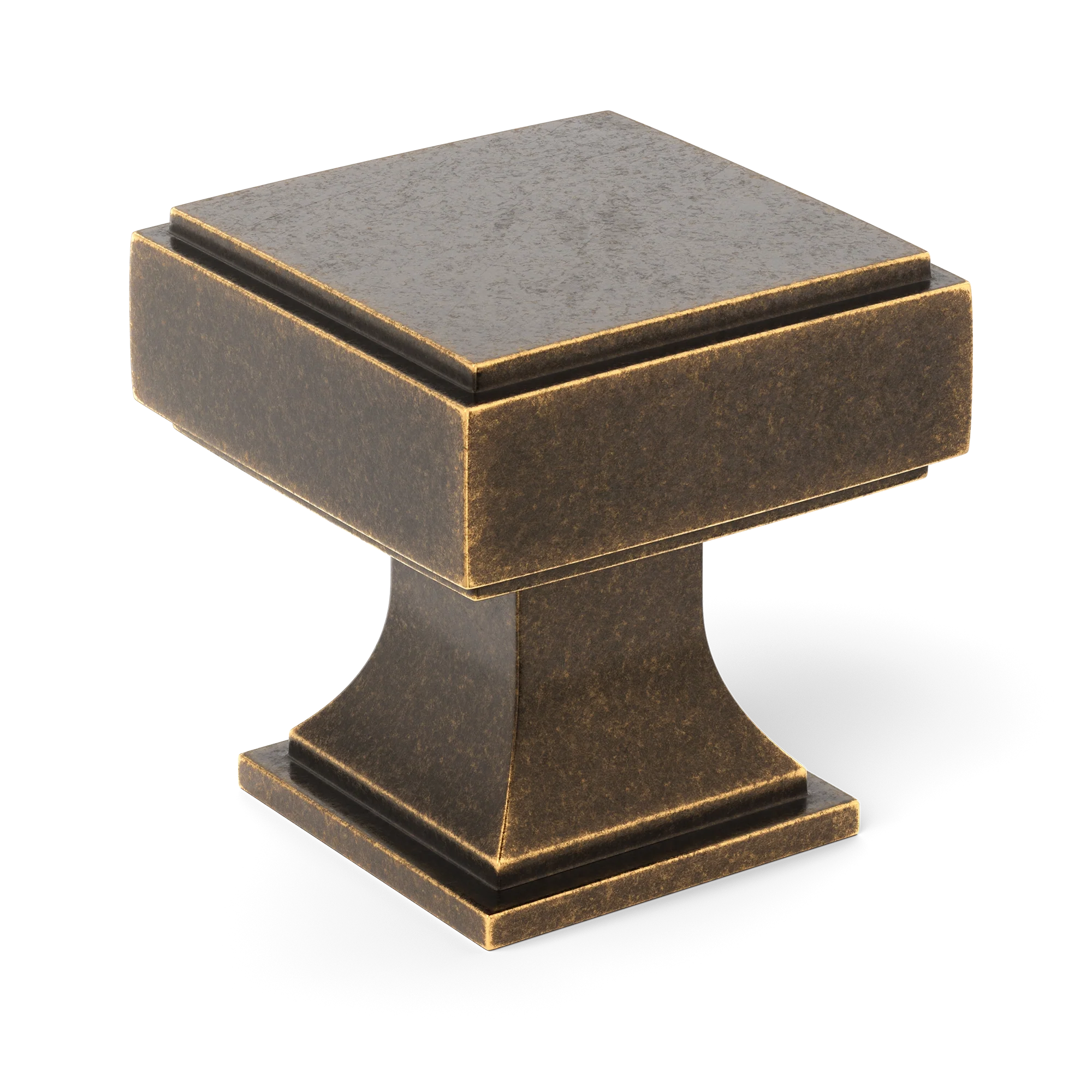Armac Martin Jefferson Cabinet Knob in 25mm / Dark Aged Brass