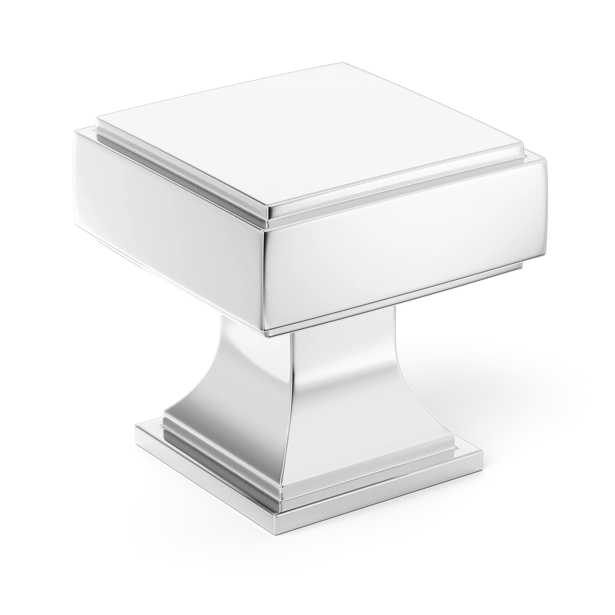 Armac Martin Jefferson Cabinet Knob in 25mm / Polished Chrome Plate