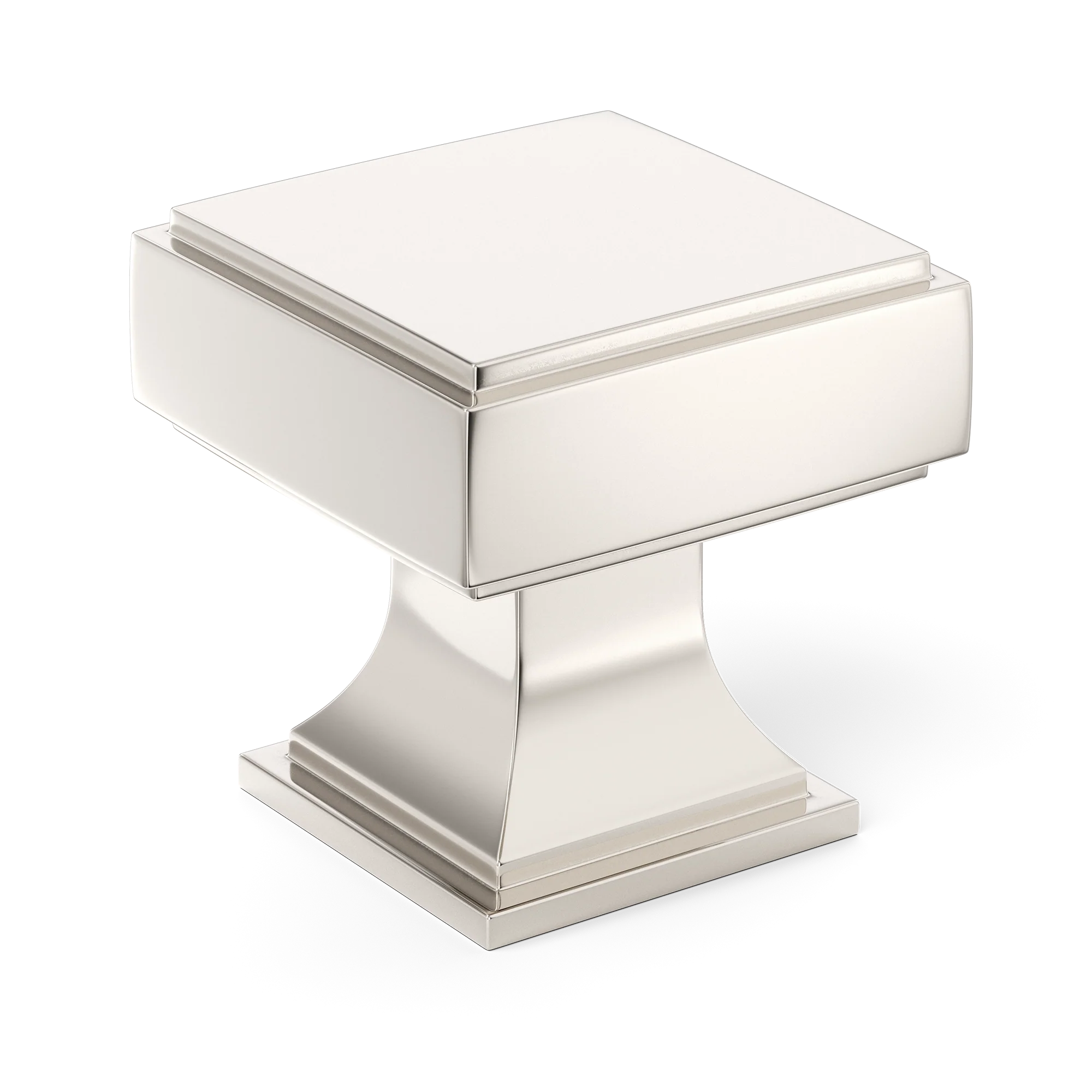 Armac Martin Jefferson Cabinet Knob in 25mm / Polished Nickel Plate