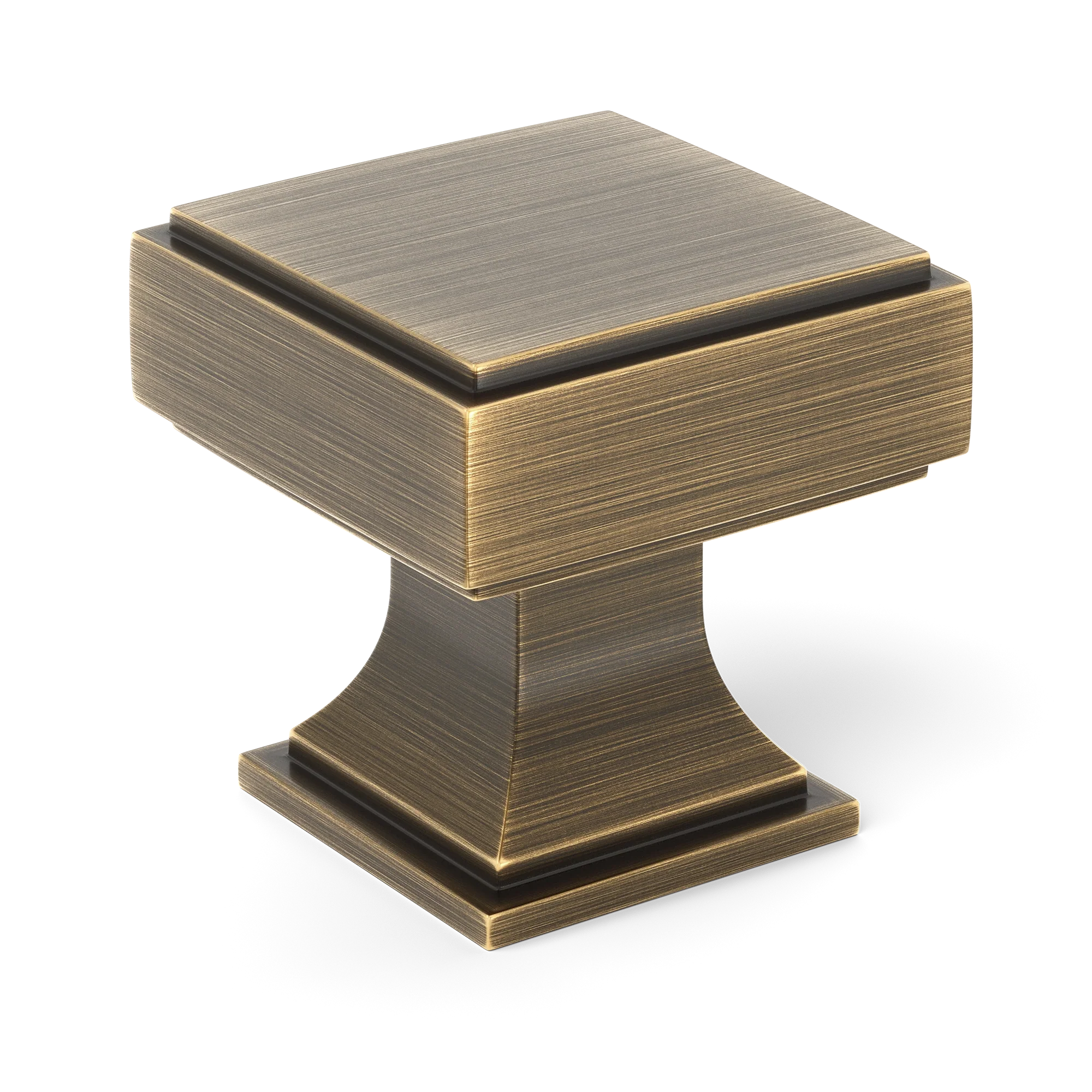 Armac Martin Jefferson Cabinet Knob in 25mm / Satin Antique Satin Lacquered