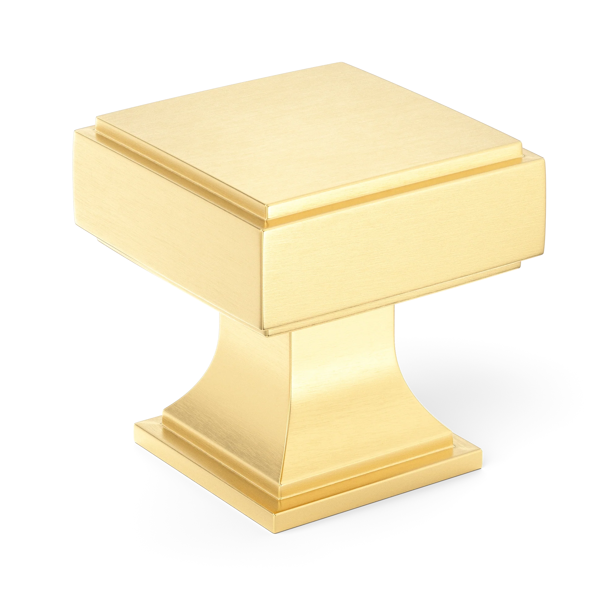 Armac Martin Jefferson Cabinet Knob in 25mm / Satin Brass Satin Lacquered
