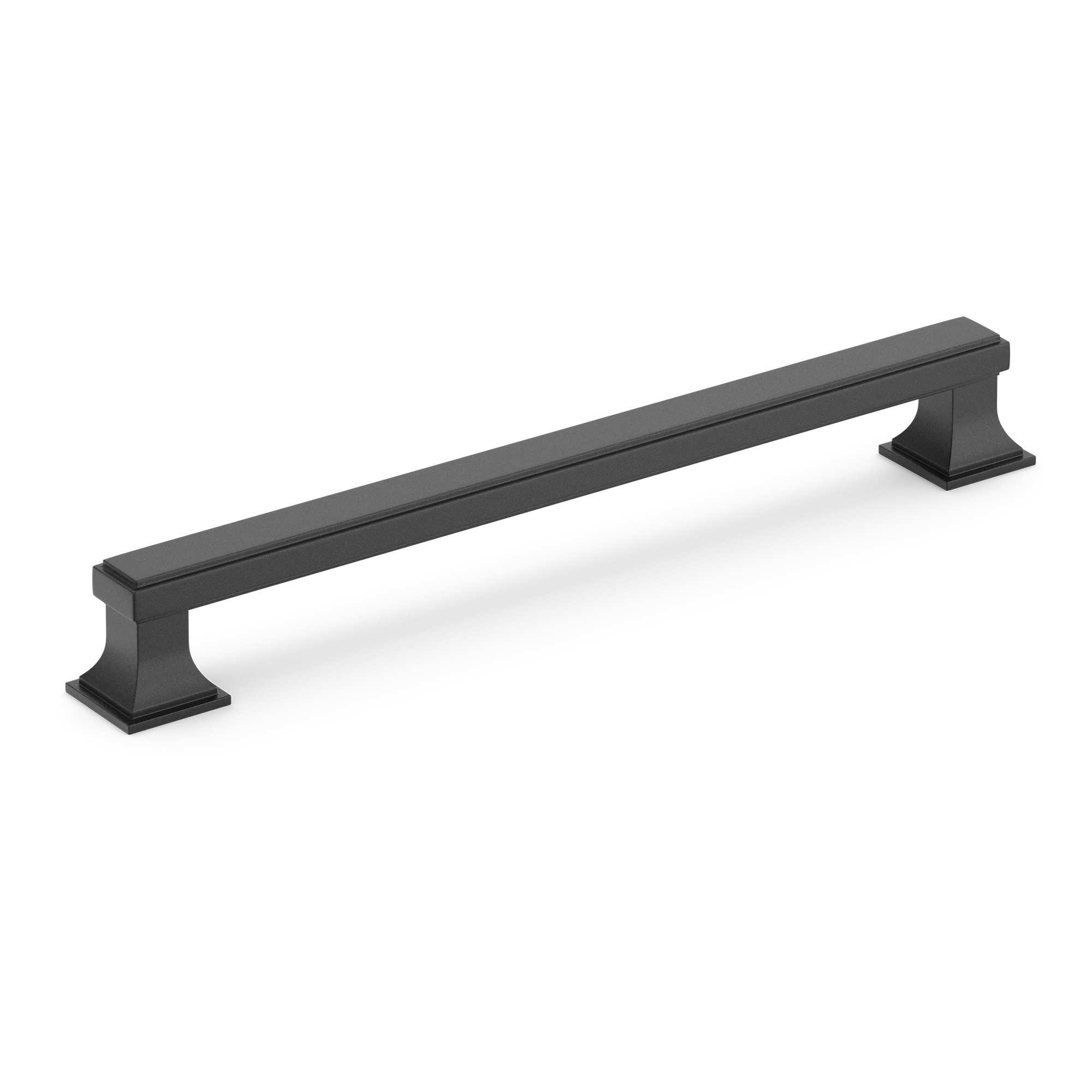 Armac Martin Jefferson Cabinet Handle in 96mm / Matt Black Lacquered