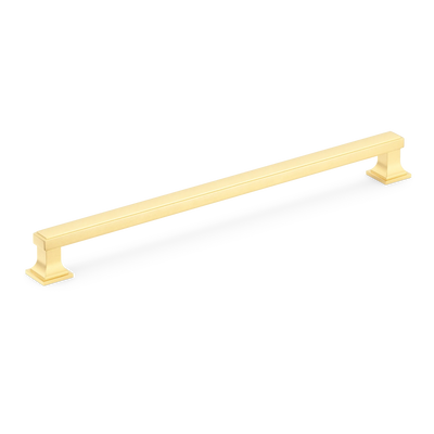 Armac Martin Jefferson Appliance Pull in 368mm / Satin Brass Satin Lacquered