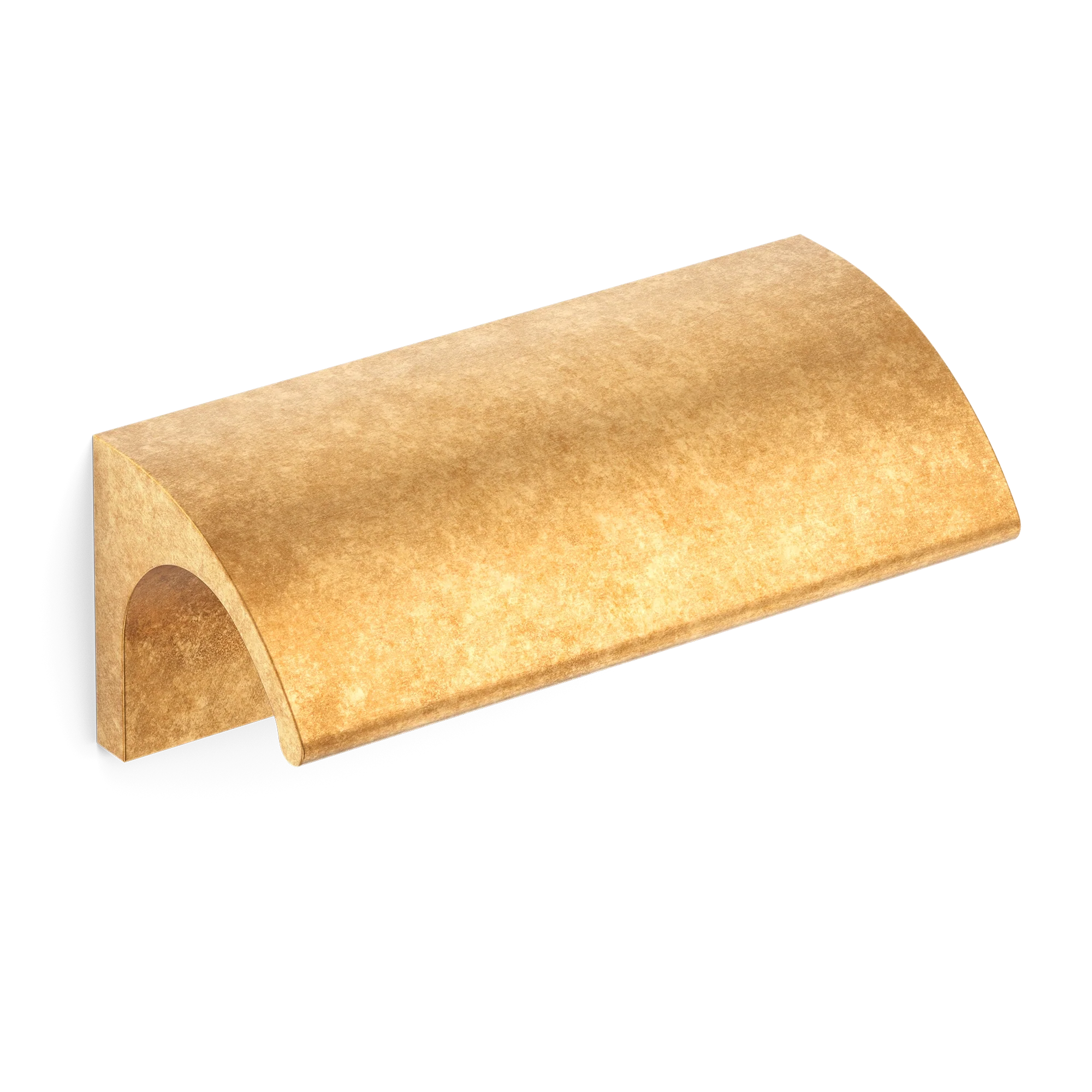 Armac Martin Jaspette Finger Pull in 50mm / Burnished Brass