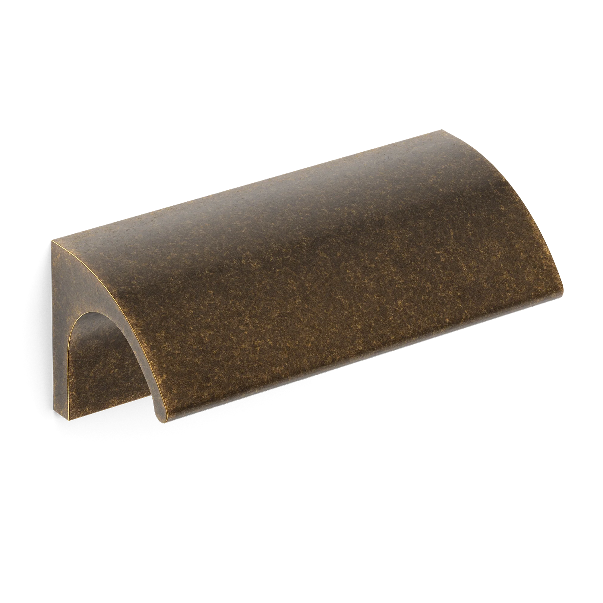 Armac Martin Jaspette Finger Pull in 50mm / Dark Aged Brass