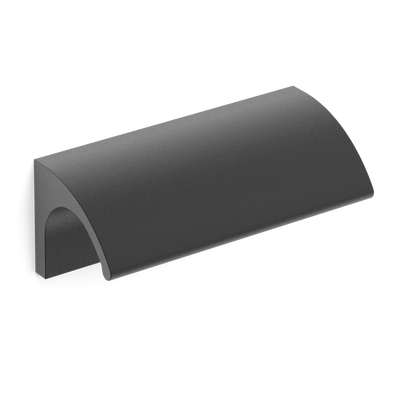 Armac Martin Jaspette Finger Pull in 50mm / Matt Black Lacquered