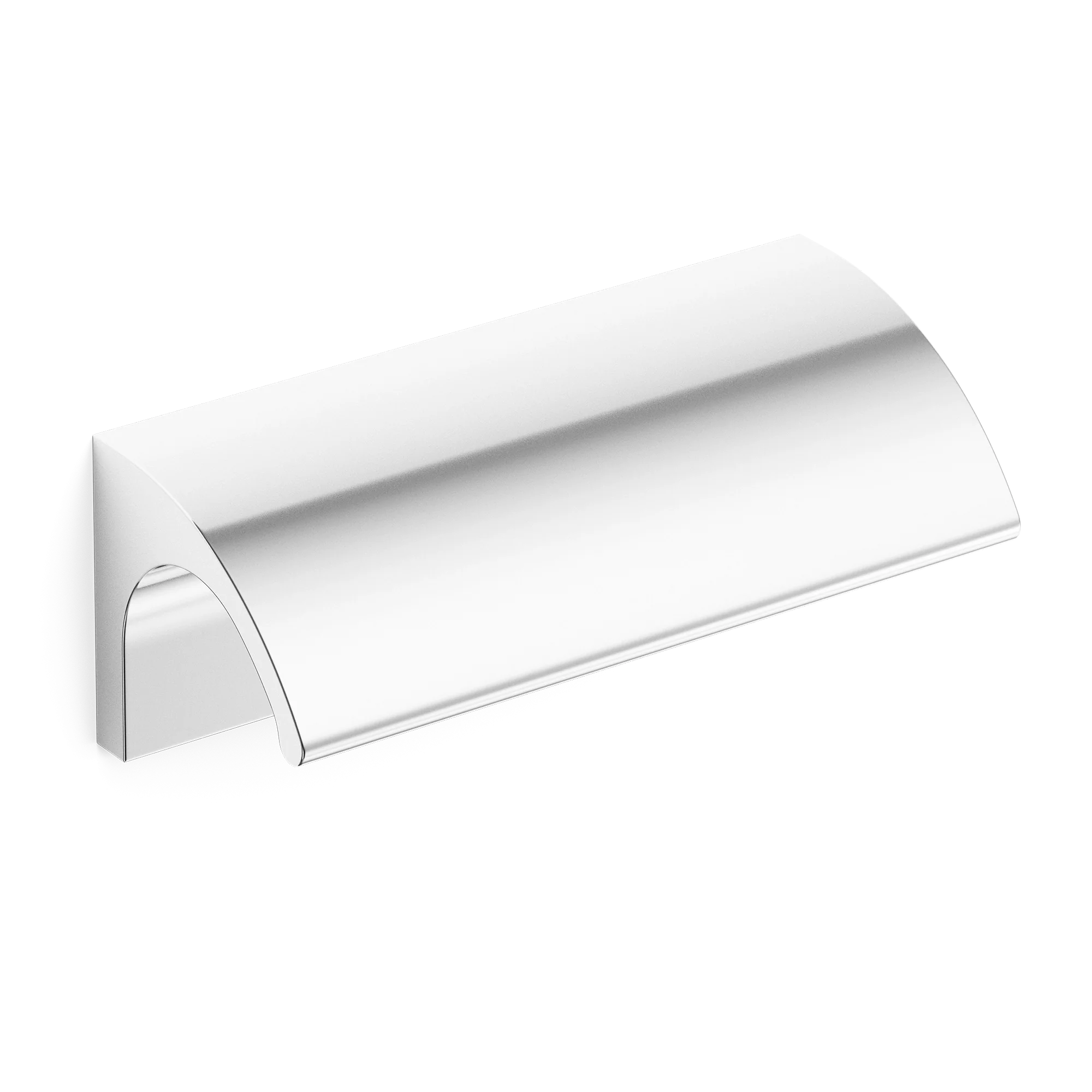 Armac Martin Jaspette Finger Pull in 50mm / Polished Chrome Plate