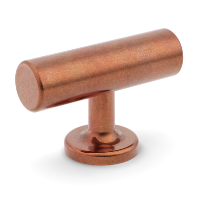 Armac Martin Kingsheath T-bar Handle in 55mm / Aged Copper
