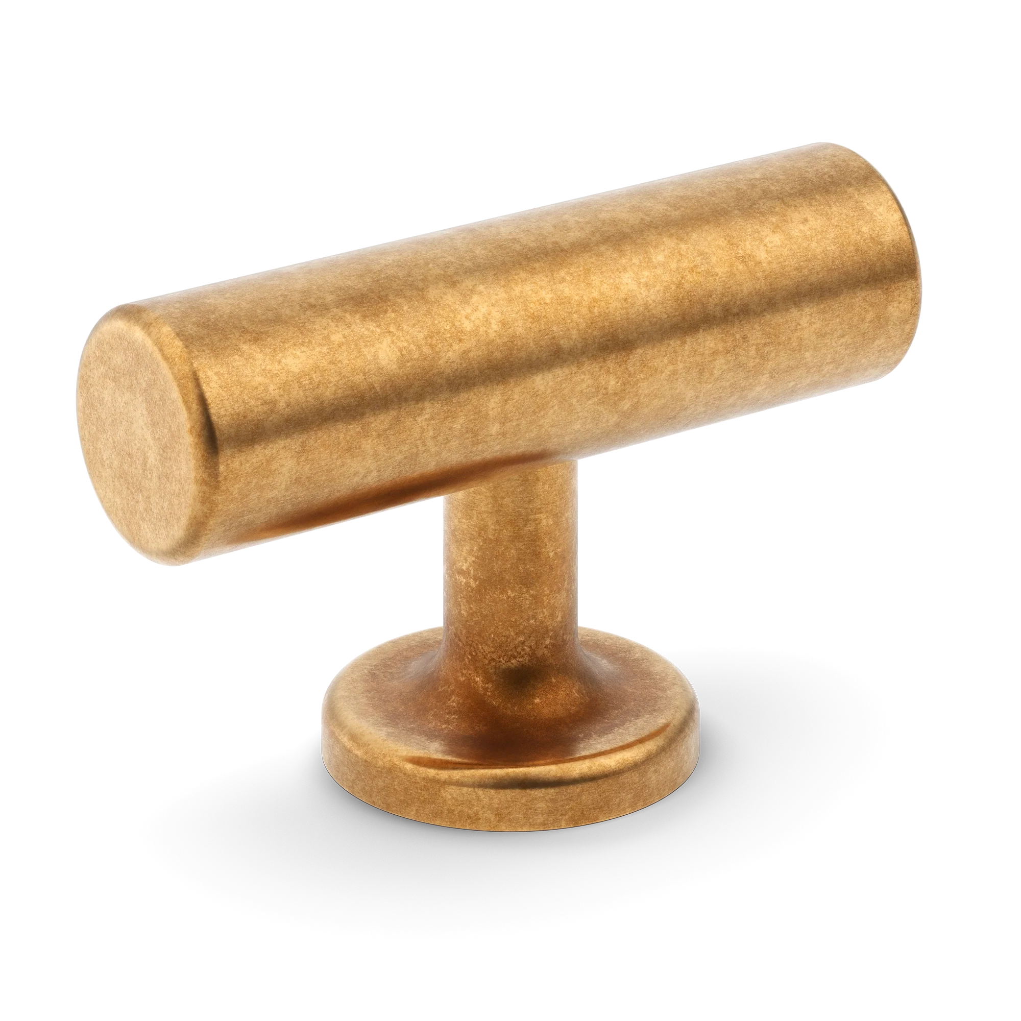Armac Martin Kingsheath T-bar Handle in 55mm / Burnished Brass