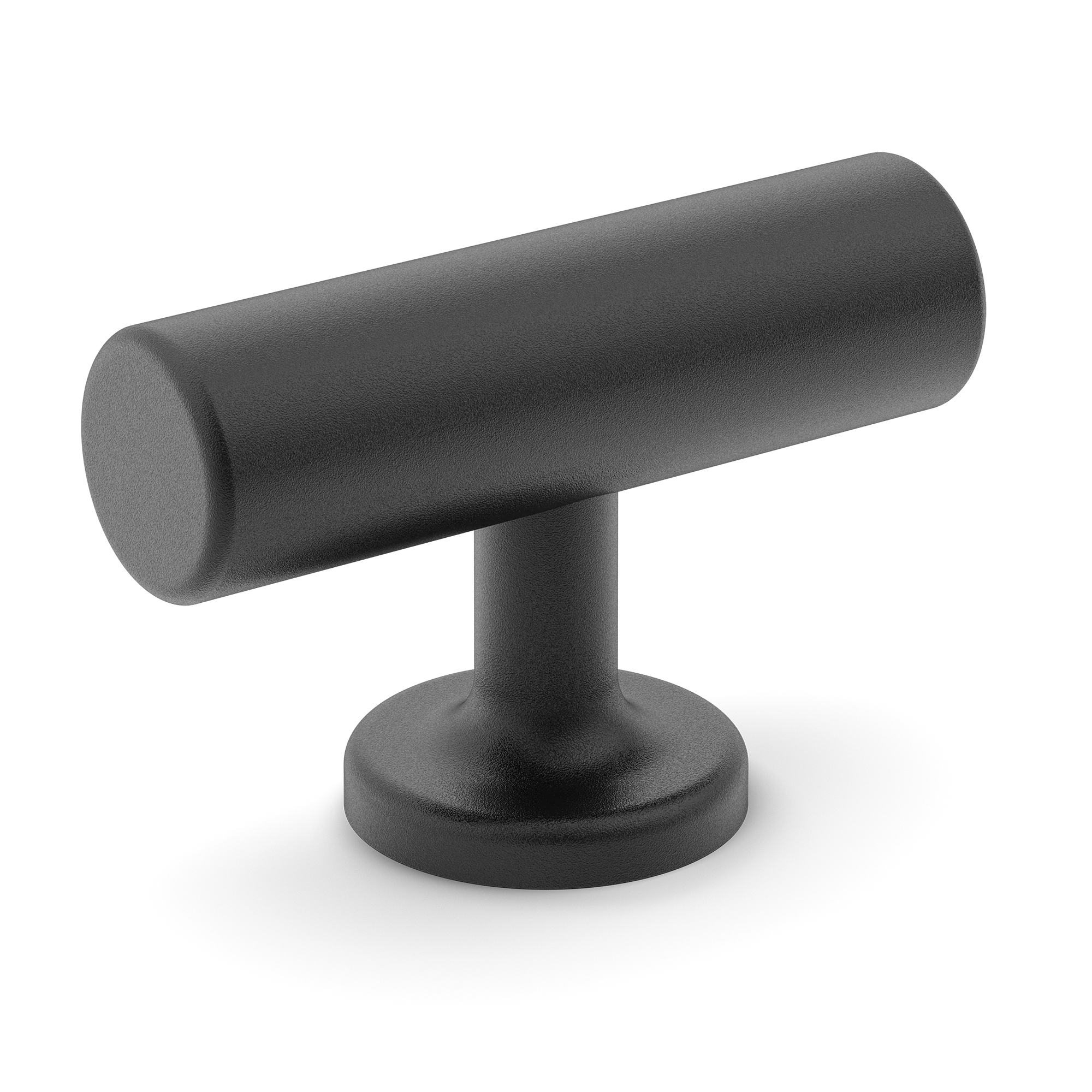 Armac Martin Kingsheath T-bar Handle in 55mm / Matt Black Lacquered
