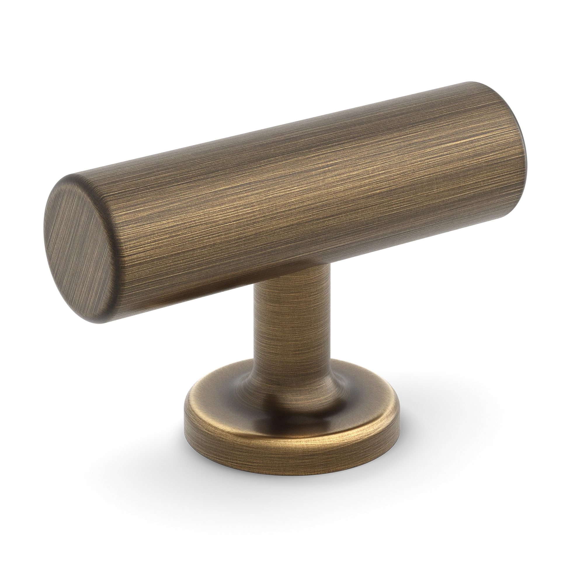 Armac Martin Kingsheath T-bar Handle in 55mm / Satin Antique Satin Lacquered