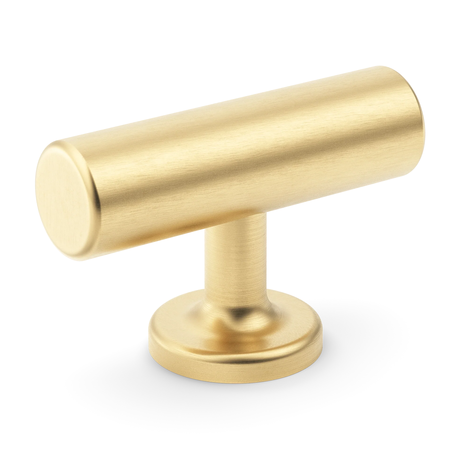 Armac Martin Kingsheath T-bar Handle in 55mm / Satin Brass Unlacquered