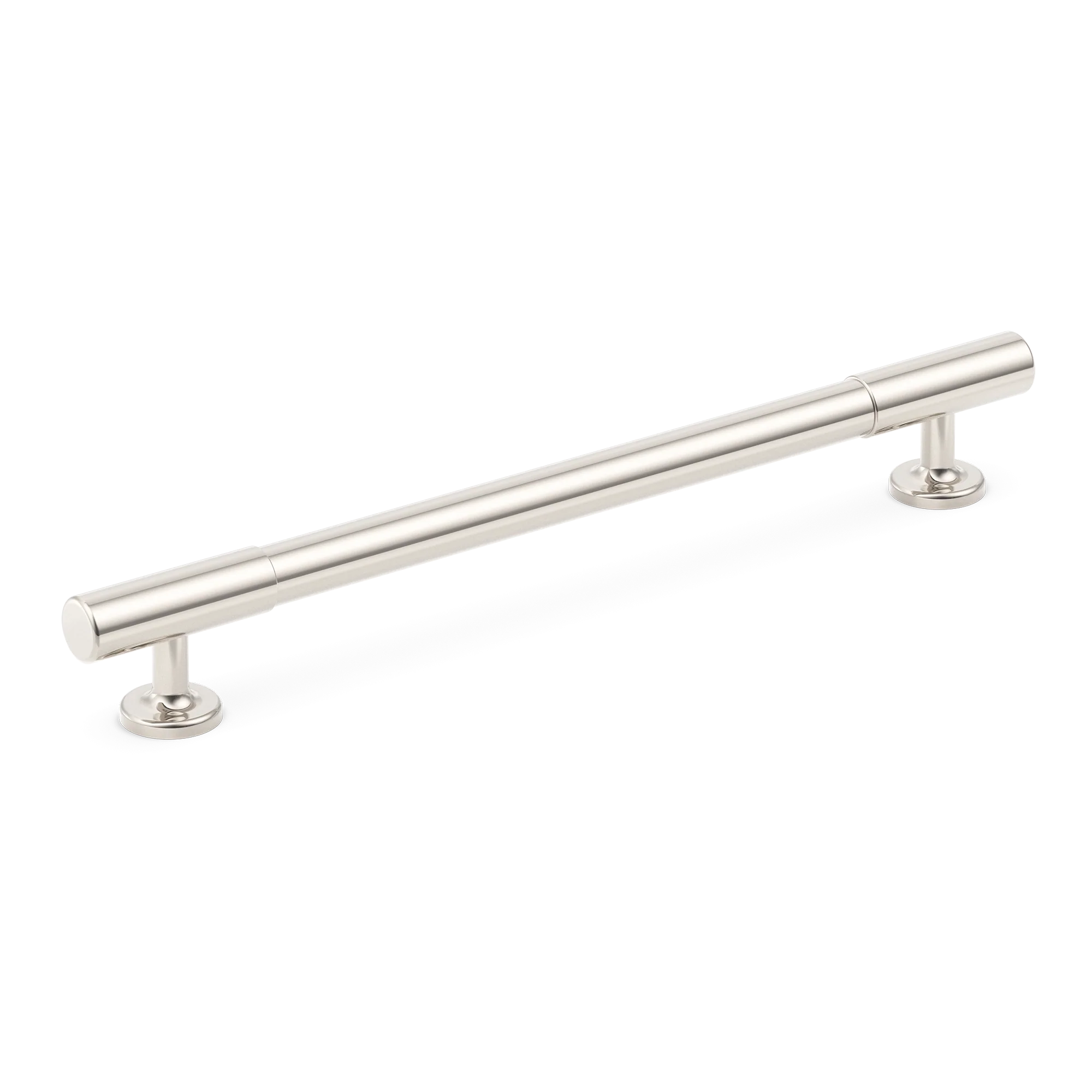 Armac Martin Kingsheath Cabinet Handle in 128mm / Polished Nickel Plate