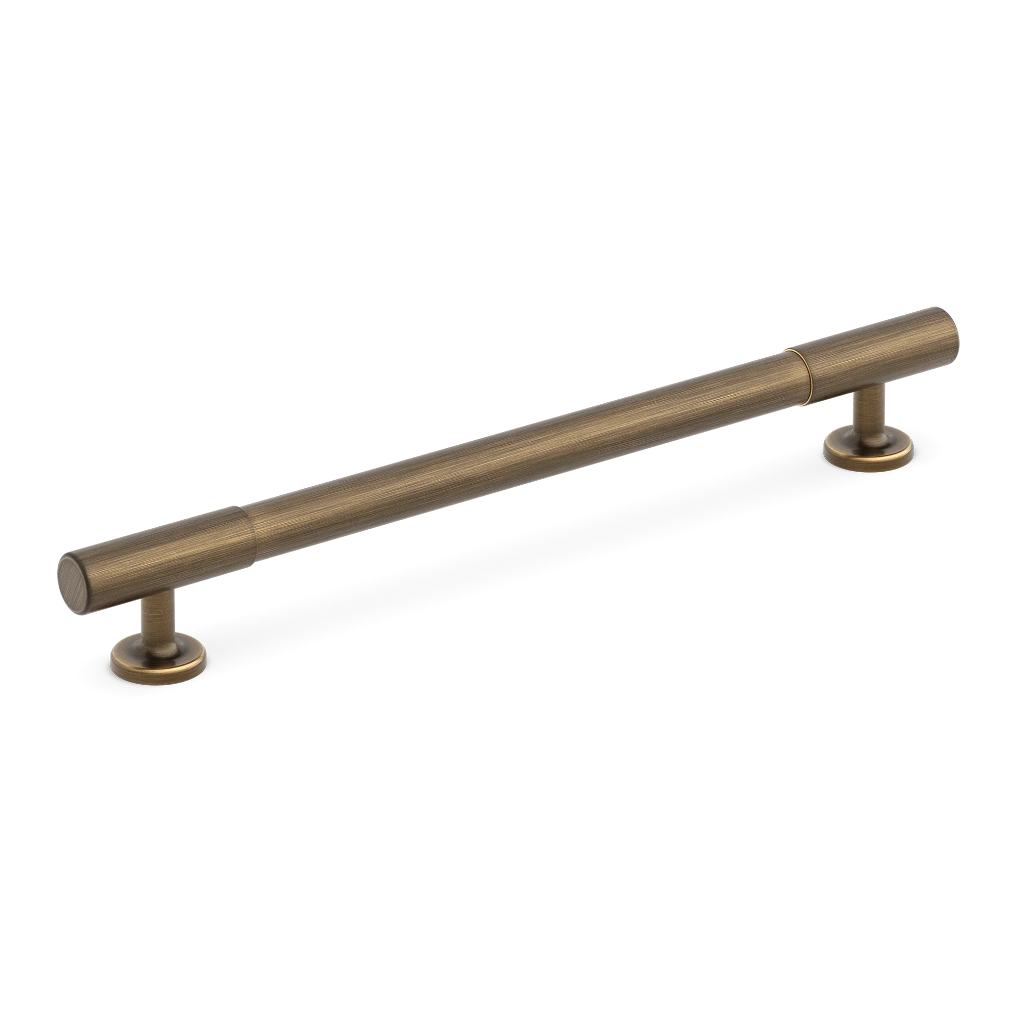 Armac Martin Kingsheath Cabinet Handle in 128mm / Satin Antique Satin Lacquered