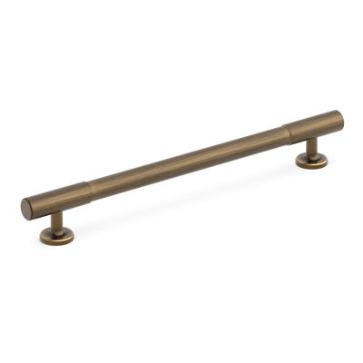 Armac Martin Kingsheath Cabinet Handle in 128mm / Satin Antique Satin Lacquered