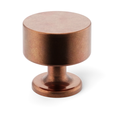 Armac Martin Kingsheath Cabinet Knob in 32mm / Aged Copper