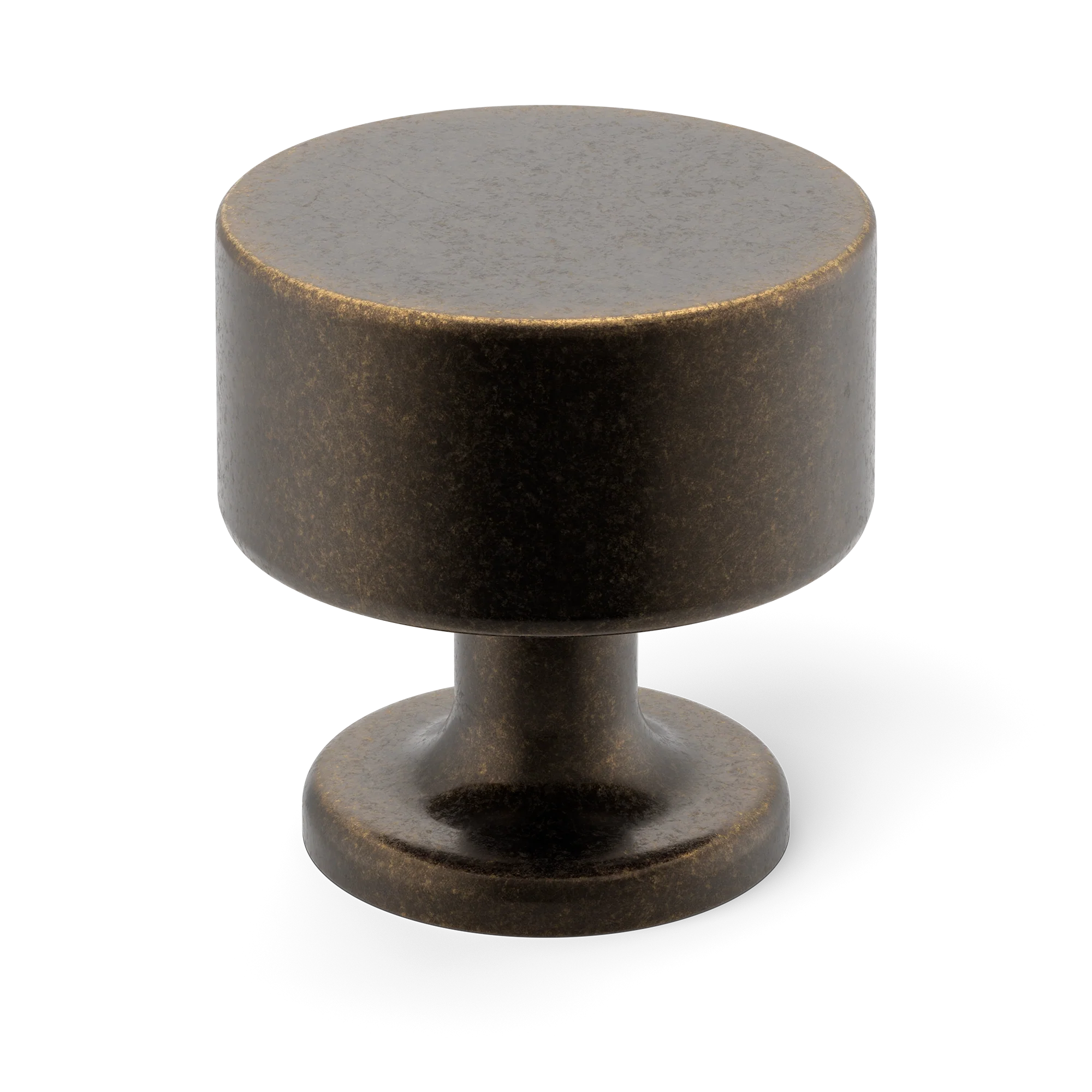 Armac Martin Kingsheath Cabinet Knob in 32mm / Dark Aged Brass