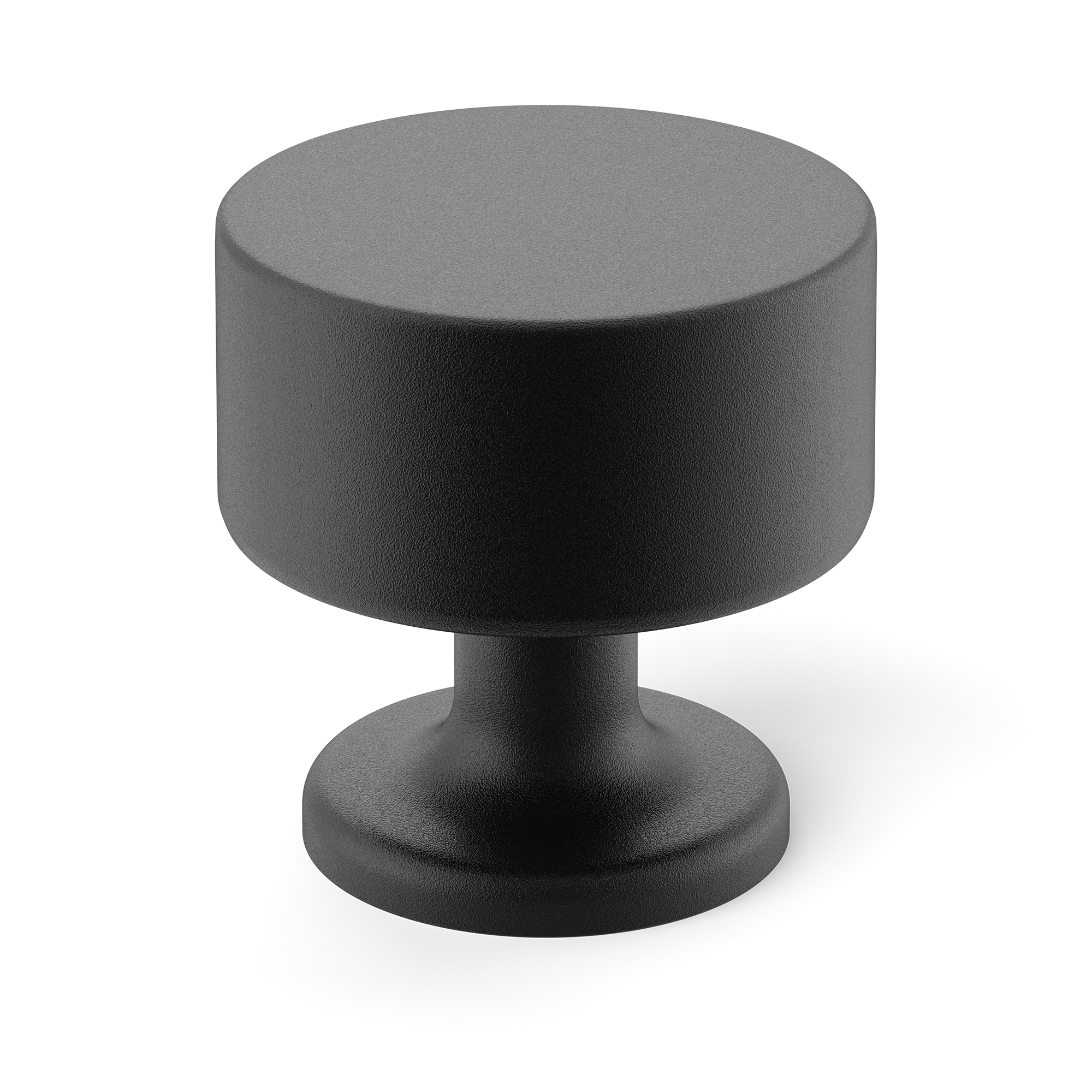 Armac Martin Kingsheath Cabinet Knob in 32mm / Matt Black Lacquered