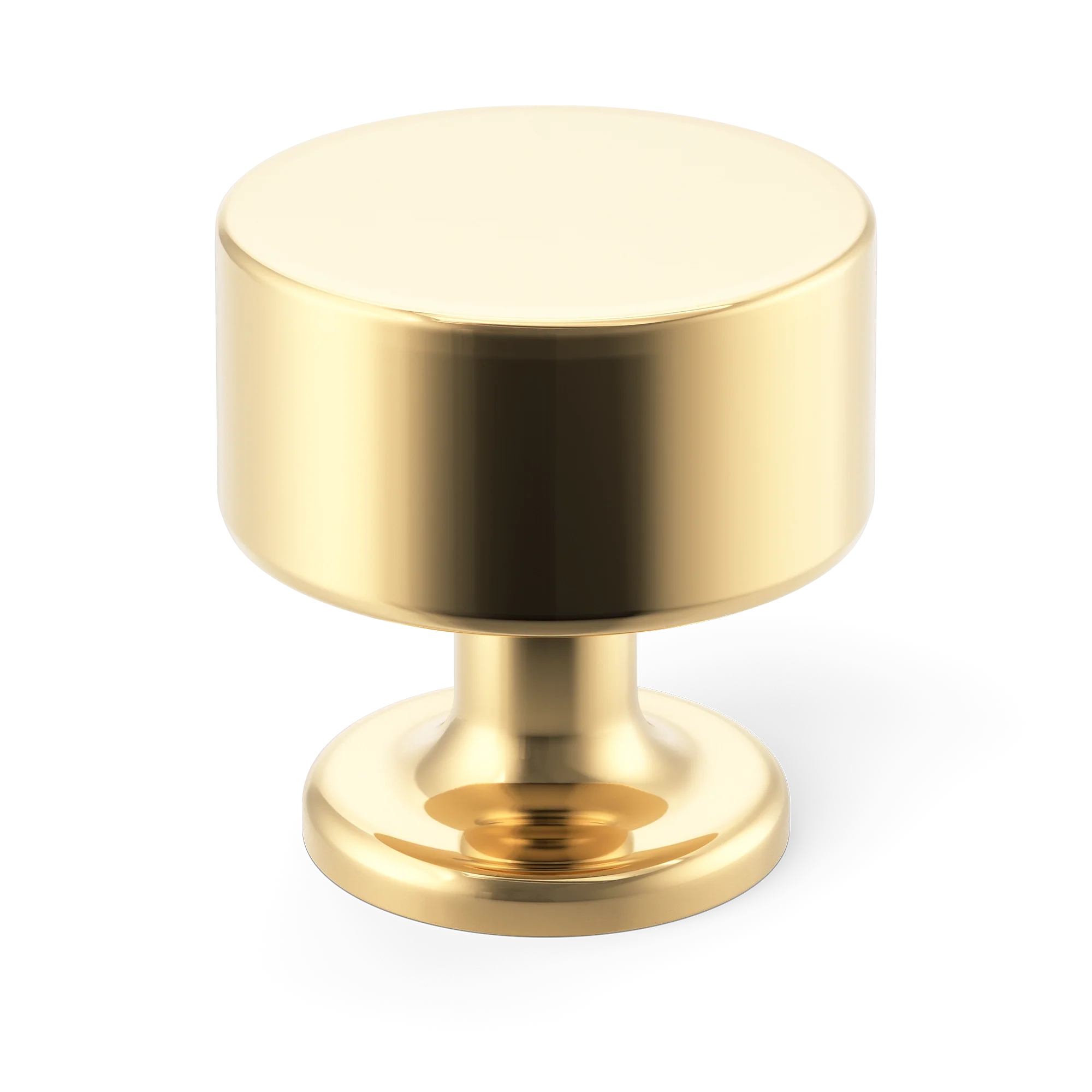Armac Martin Kingsheath Cabinet Knob in 32mm / Polished Brass Unlacquered