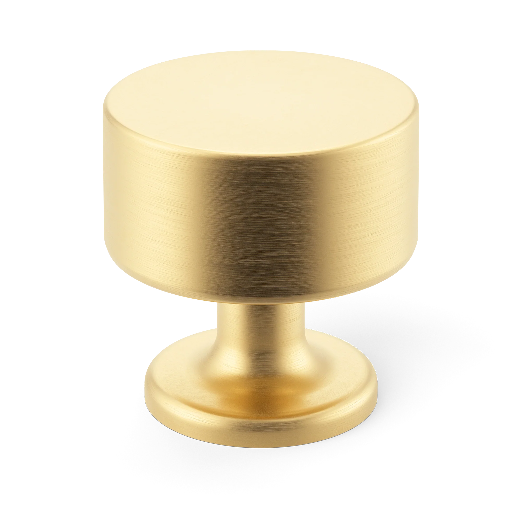 Armac Martin Kingsheath Cabinet Knob in 32mm / Satin Brass Unlacquered