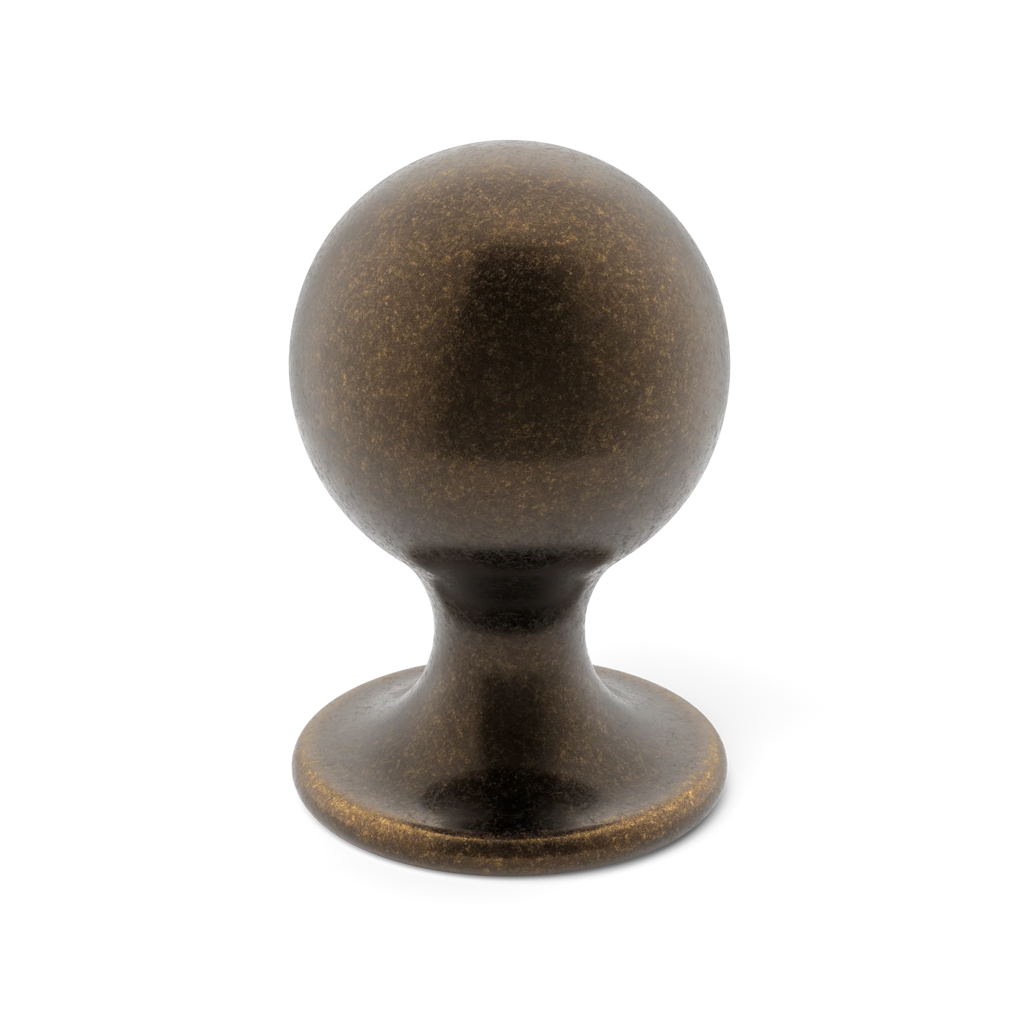 Armac Martin Latchford Cabinet Knob in 25mm / Dark Aged Brass