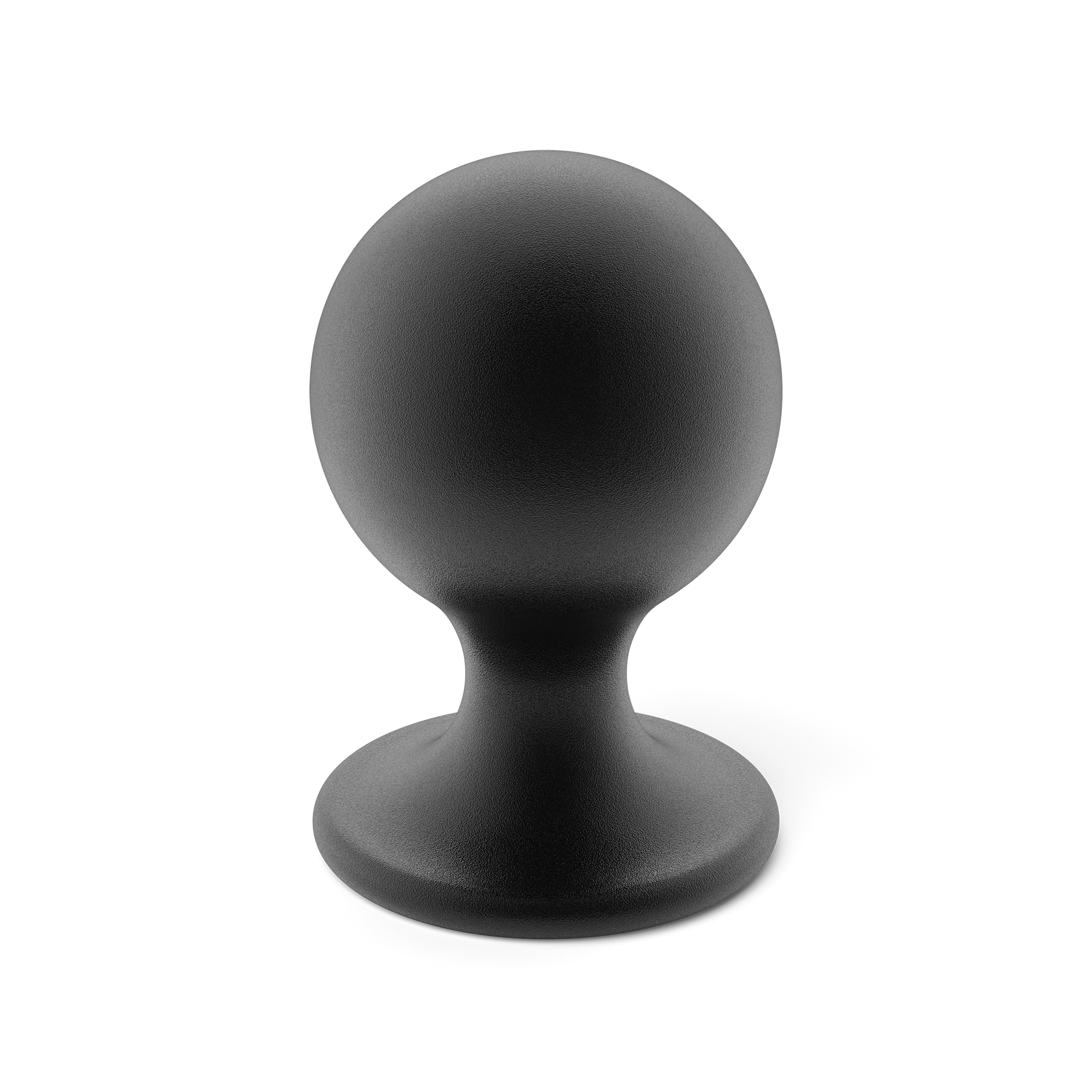 Armac Martin Latchford Cabinet Knob in 25mm / Matt Black Lacquered