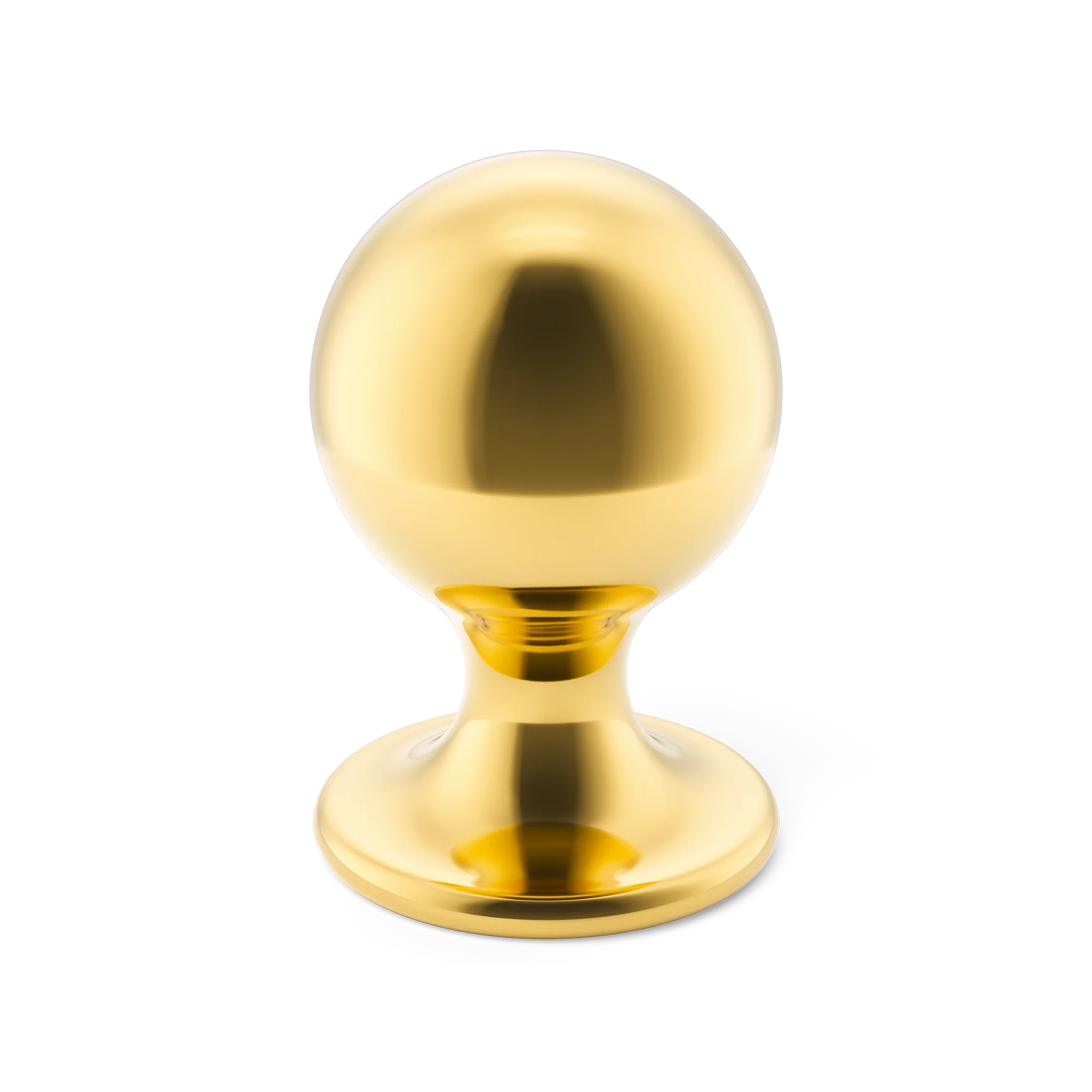 Armac Martin Latchford Cabinet Knob in 25mm / Polished Brass Lacquered