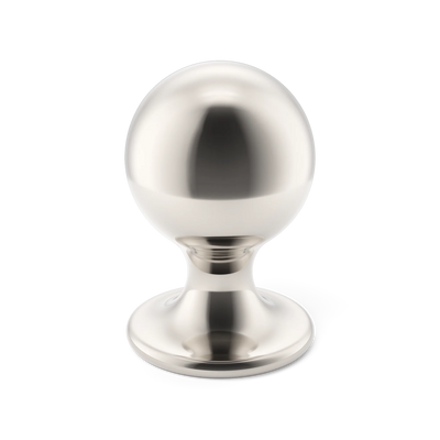 Armac Martin Latchford Cabinet Knob in 25mm / Polished Nickel Plate
