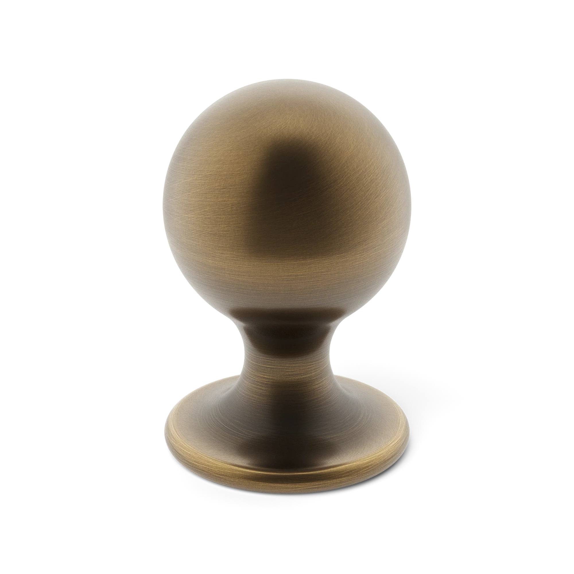 Armac Martin Latchford Cabinet Knob in 25mm / Satin Antique Satin Lacquered