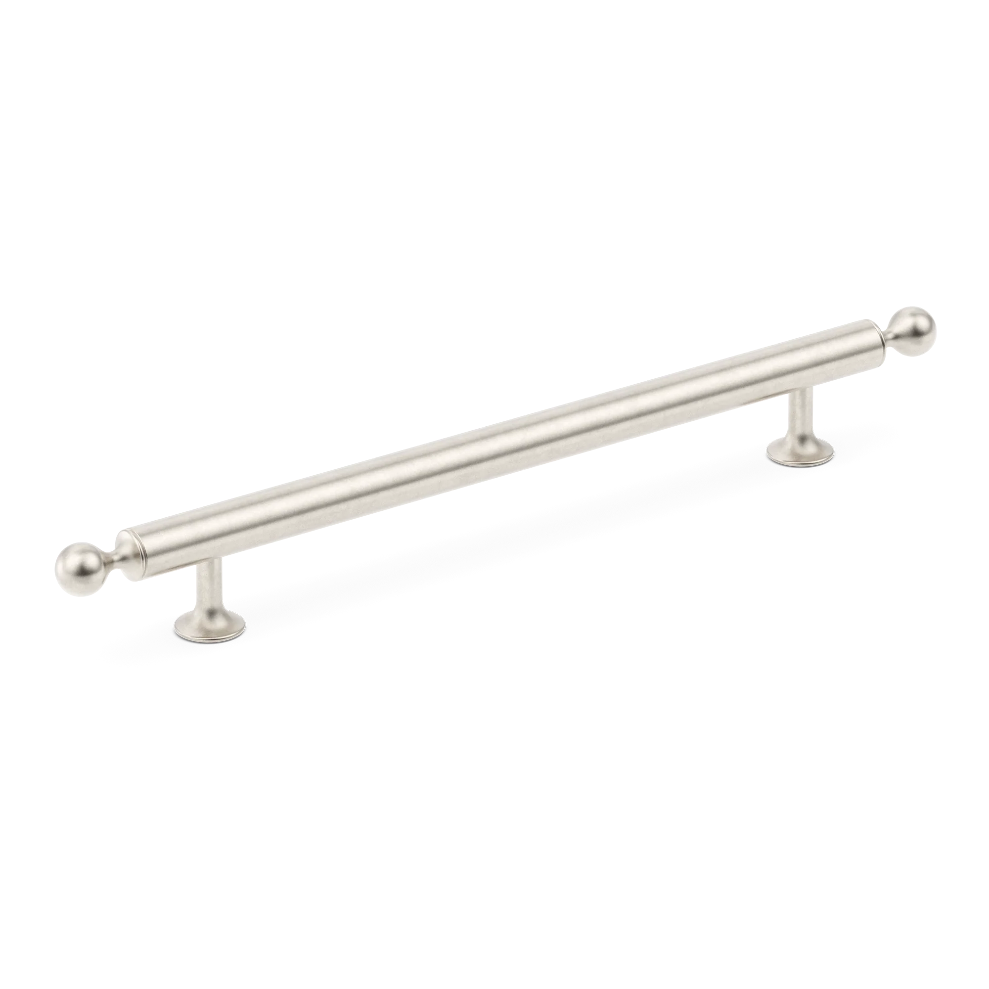 Armac Martin Latchford Cabinet Handle in 96mm / Barrelled Nickel Plate