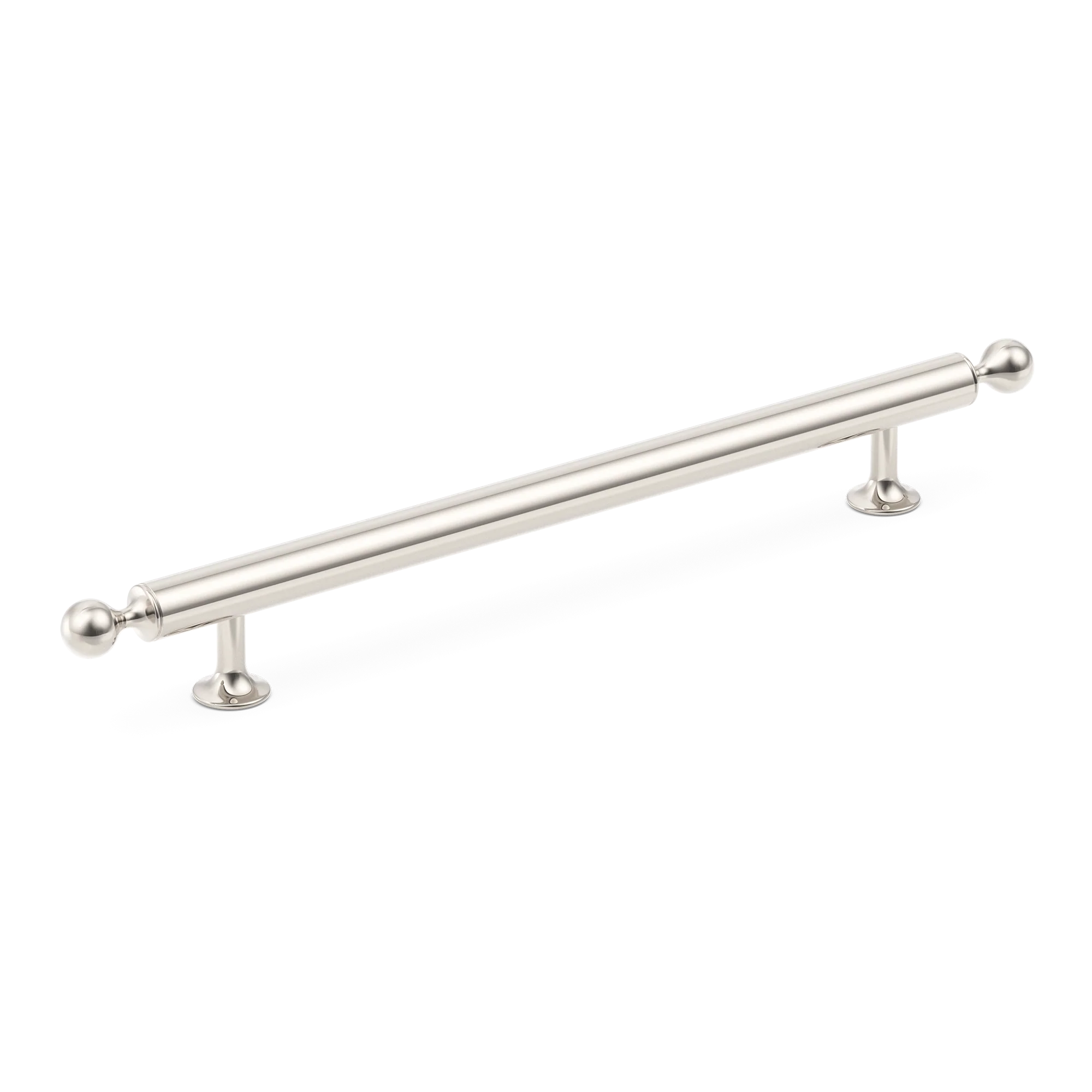 Armac Martin Latchford Cabinet Handle in 96mm / Polished Nickel Plate